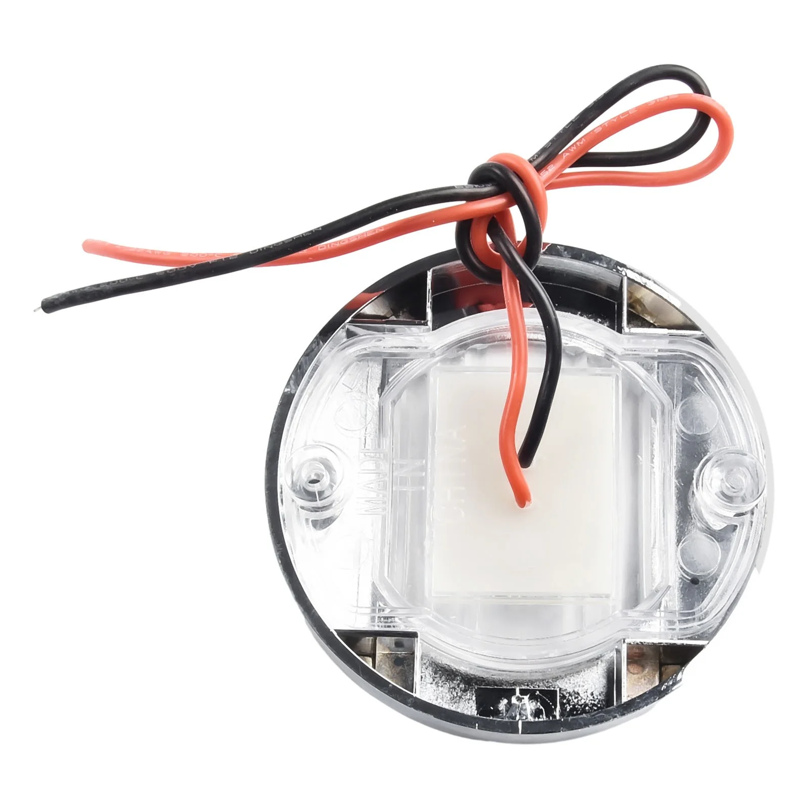 2X Round Marine Boat 6 LED Courtesy Lights Cabin Deck Starboard Stern Light Blue