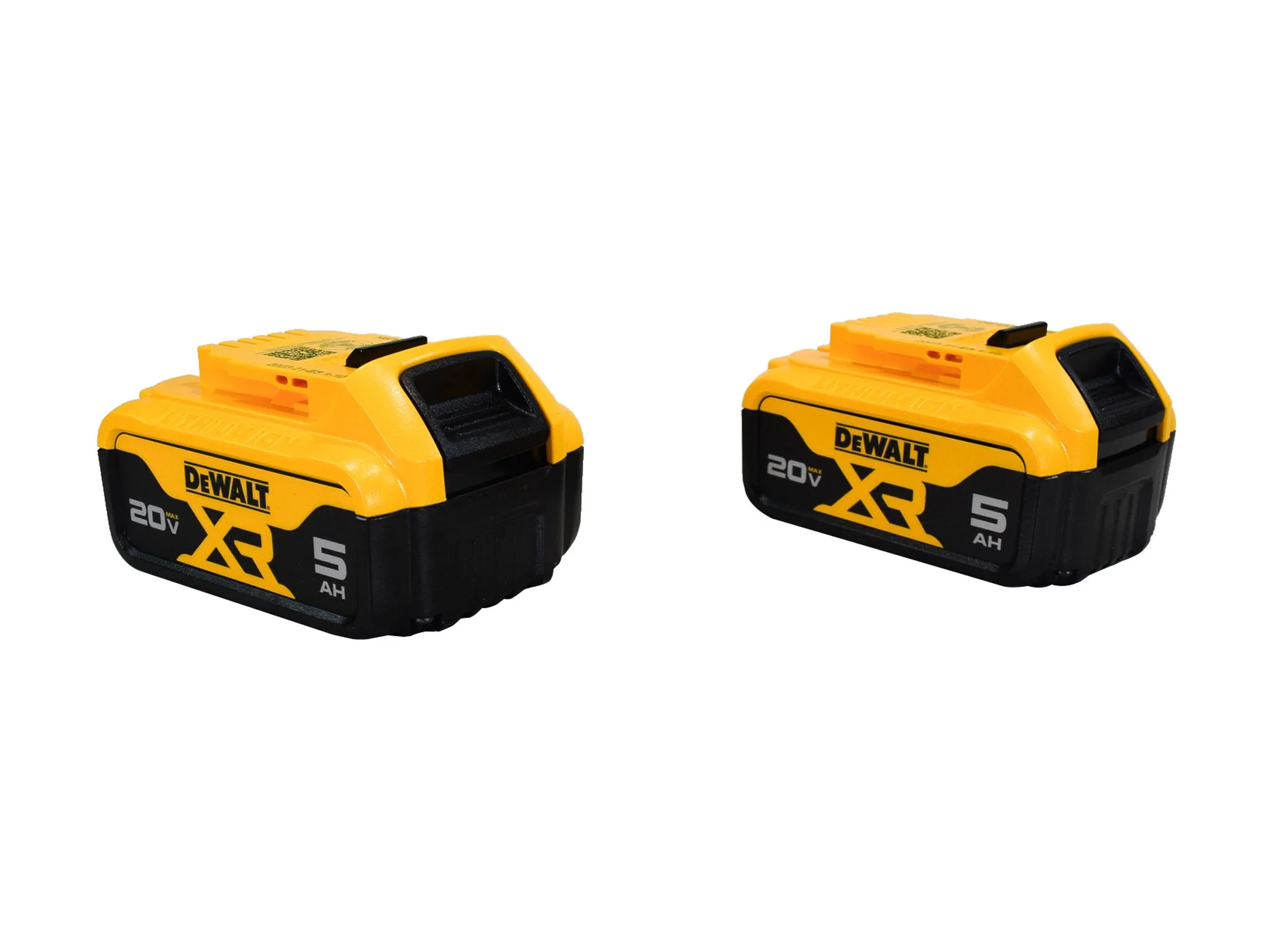 DeWalt DCB205-2CK 20V Starter Kit with (2) 5.0Ah Lithium-Ion Batteries, Charger and Tool Bag