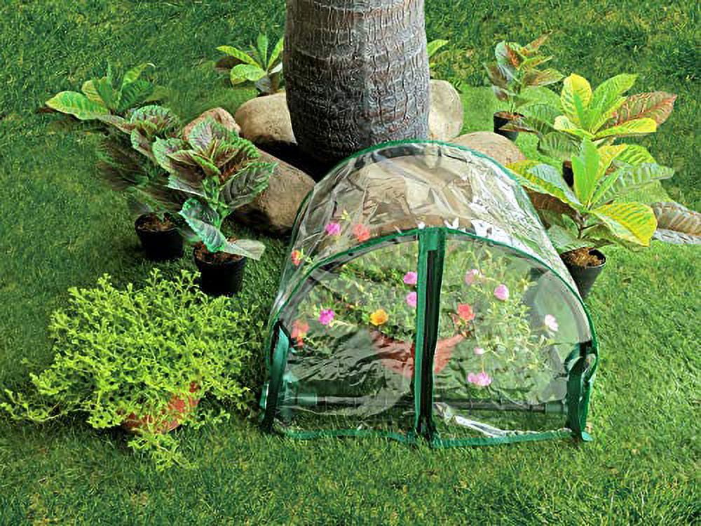 Zenport SH3270-12.5 1-Foot High Balcony Protected Patio, Mini Clear Greenhouse