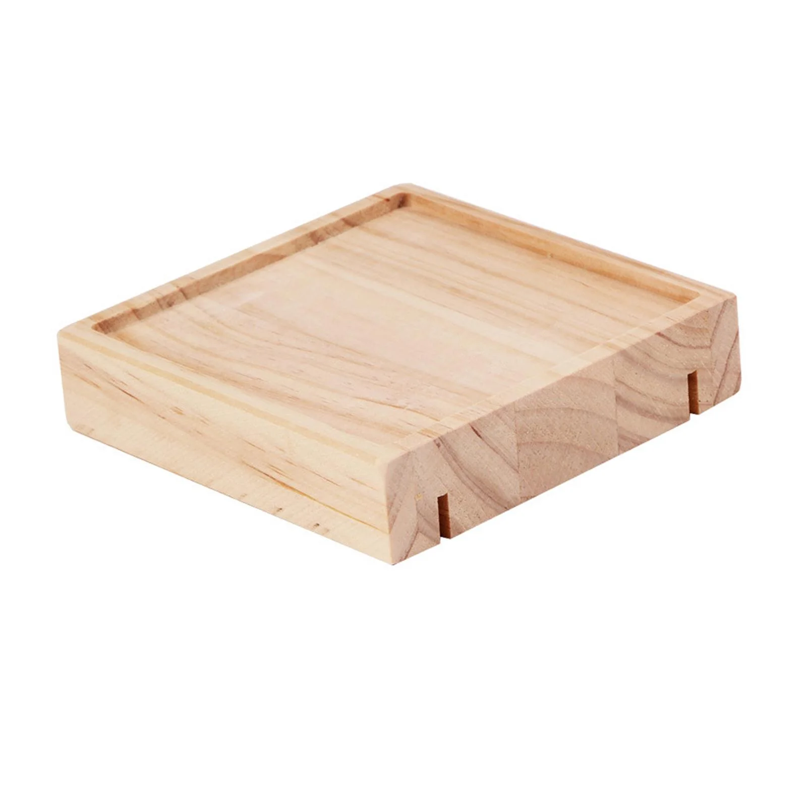 Miulika Hanging Plant Holder Flower Pot Rack Decorative Wood Base Plant Hanger Plant Stand for Patio Corner Balcony,Home Decor,Indoor A