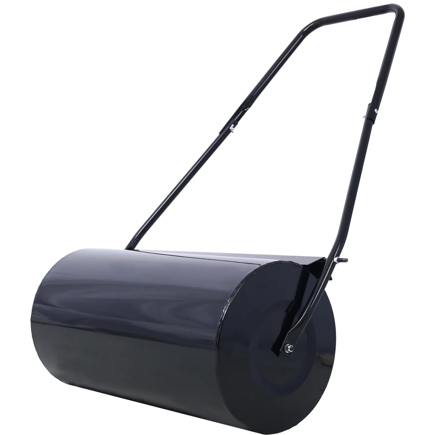 Lawn Roller Push/Tow Behind Water/Sand Filled Steel Yard Sod Roller for Garden Backyard 13 Gallon