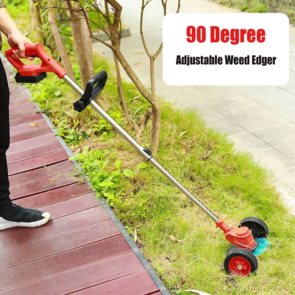 Cordless Electric Weed Lawn Eater Edger Yard Grass String Trimmer Cutter