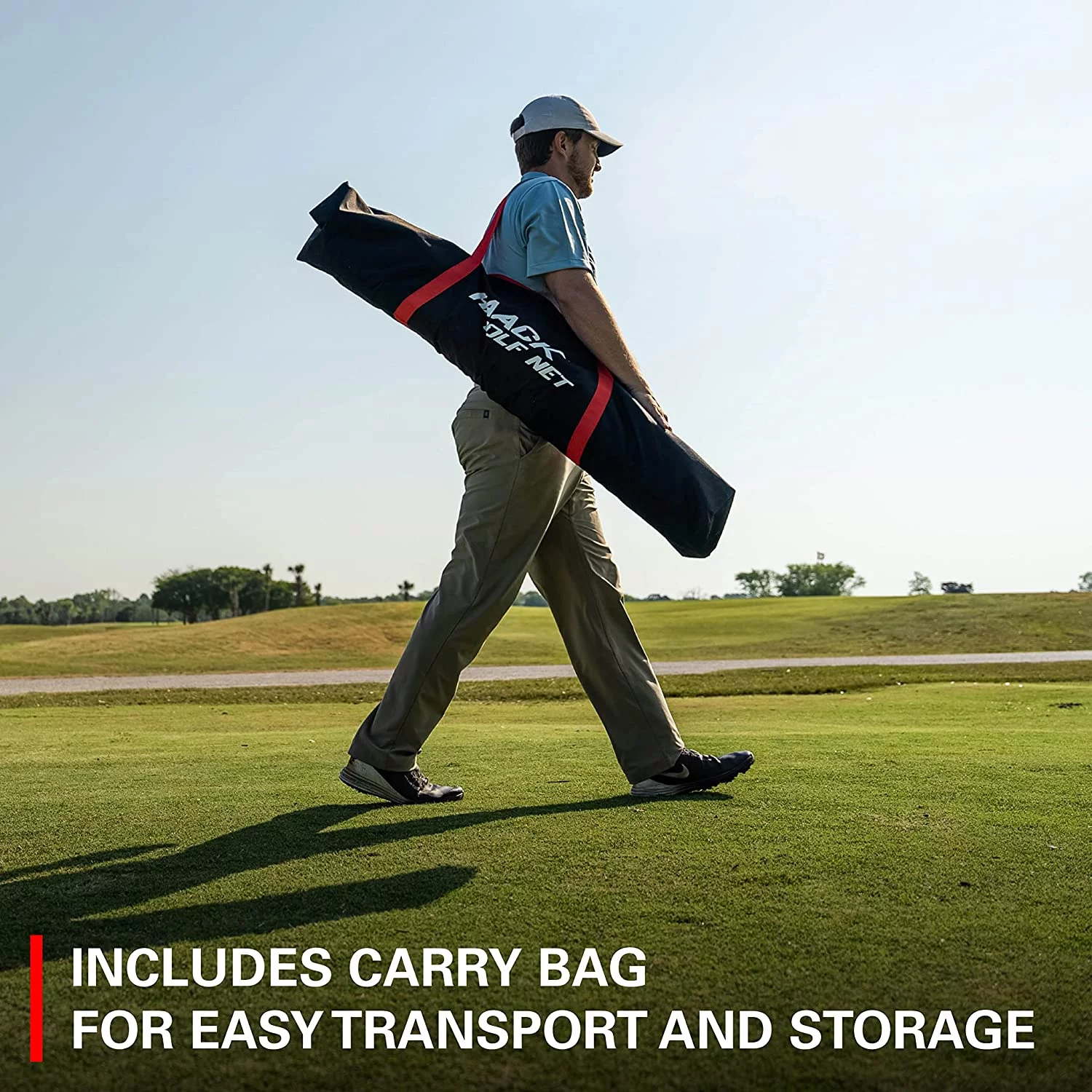 Rukket Haack Golf Net (10x7) Bundle with Tri-Turf Hitting Mat