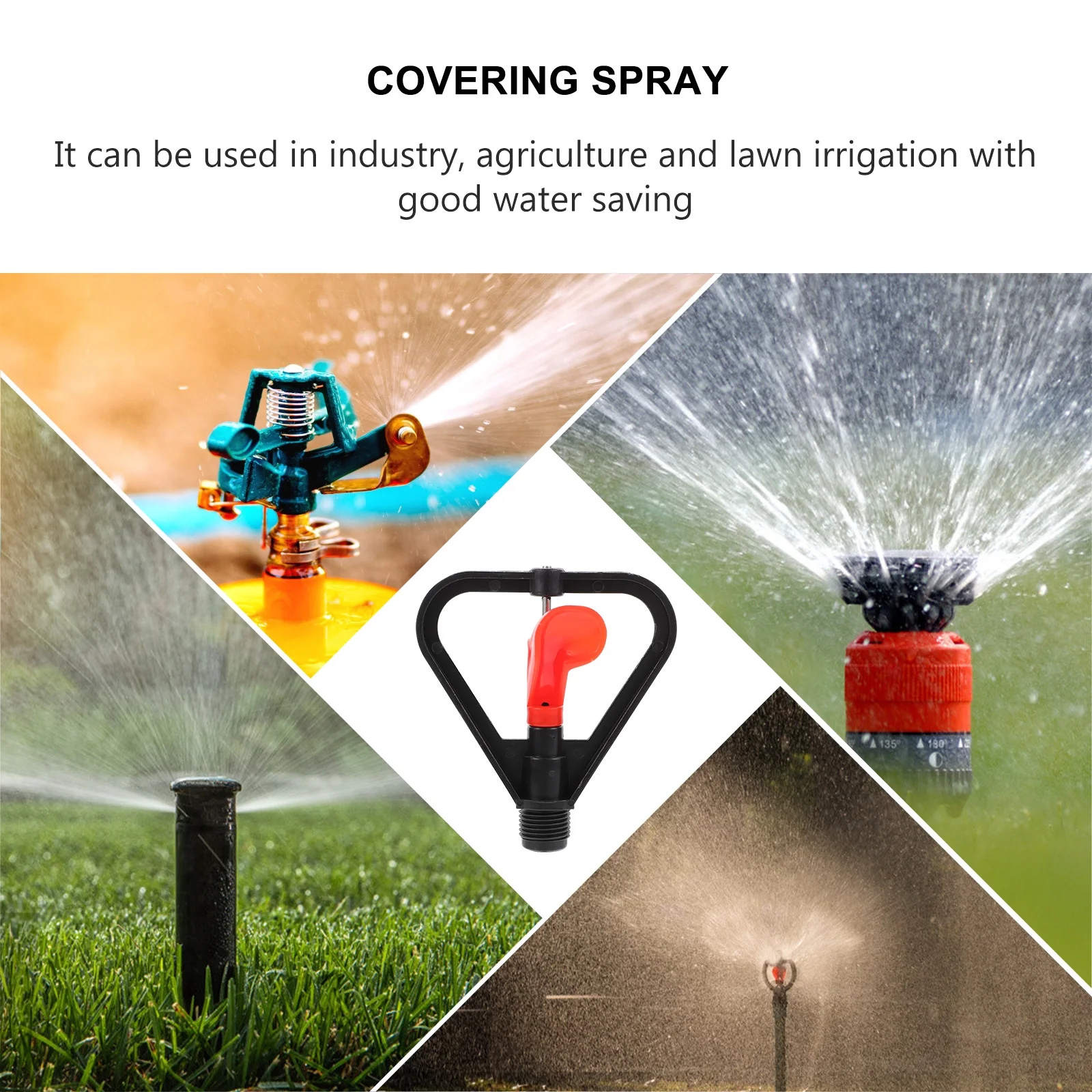 Butterfly Irrigation Sprinkler Watering Sprinklers Drip Emitters Sprayer 6 Pcs Automatic Pp Head Garden &