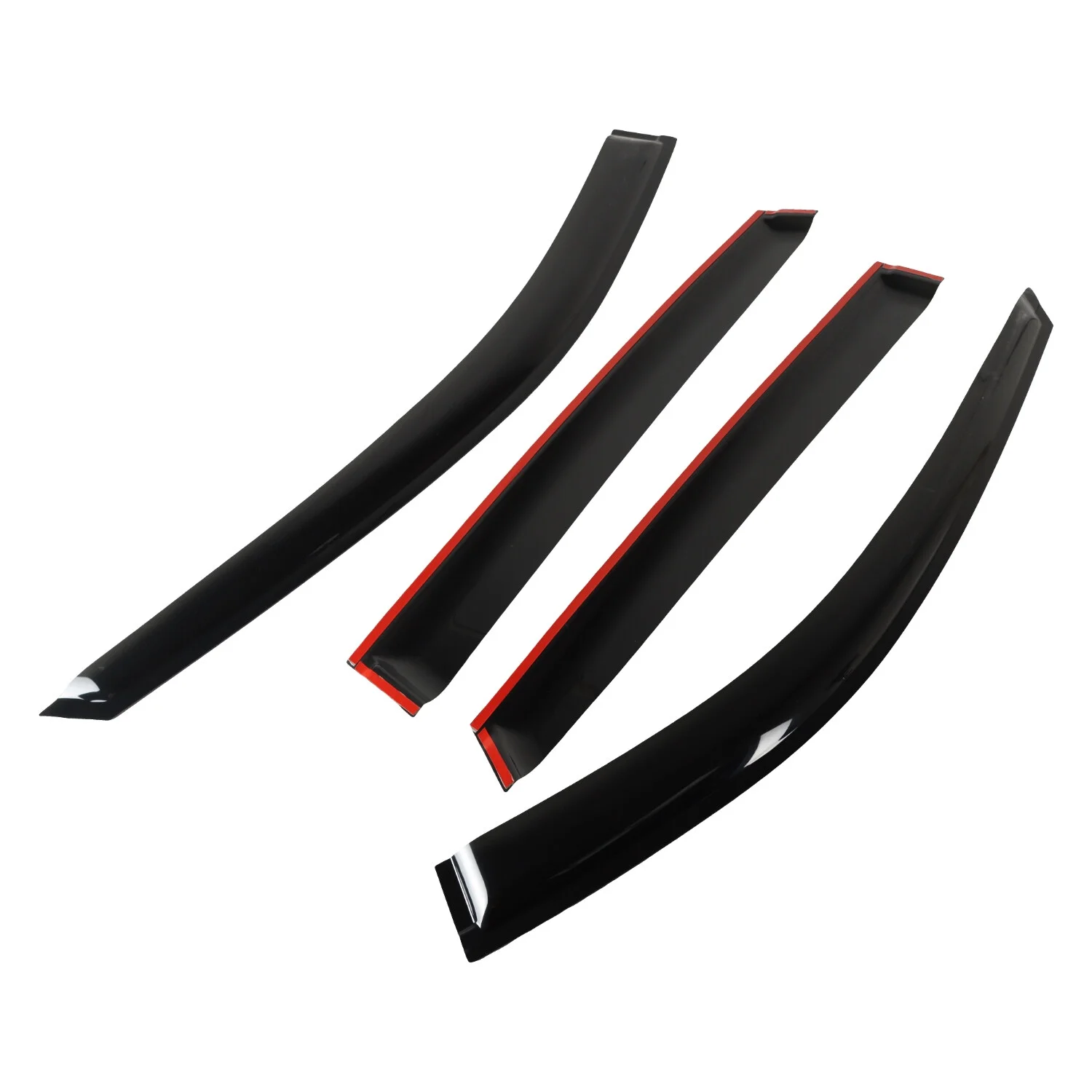 SINOCMP 4PCS Window Visors Deflectors Vent Guards Sun Wind Rain Shield for 2014-2020 Nissan Rogue Car Window Visors