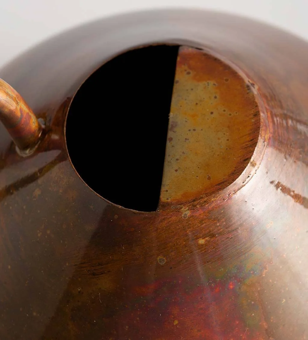 Copper Finish Watering Can, 10