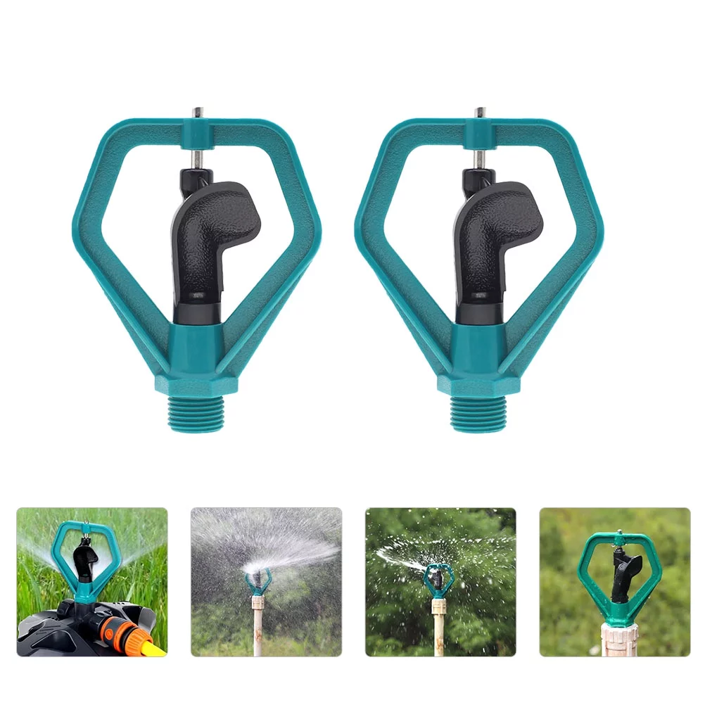 Gongxipen 2pcs Durable Lawn Sprinkler Automatic 360-degree Garden Irrigation Sprinkler
