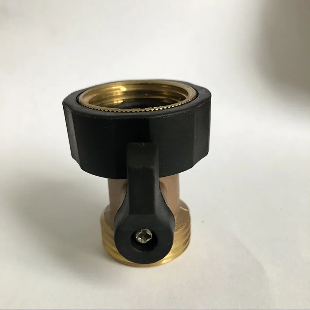 Garden 2pcs Tap Hose Connectors Water Distributor Shut Off Valve 3/4 thread Short Sprinkler Head Copper Sprinklers for Garden Sprinkler Head Cap off Pad for Toddlers Stake Sprinkler Inflatable Pad