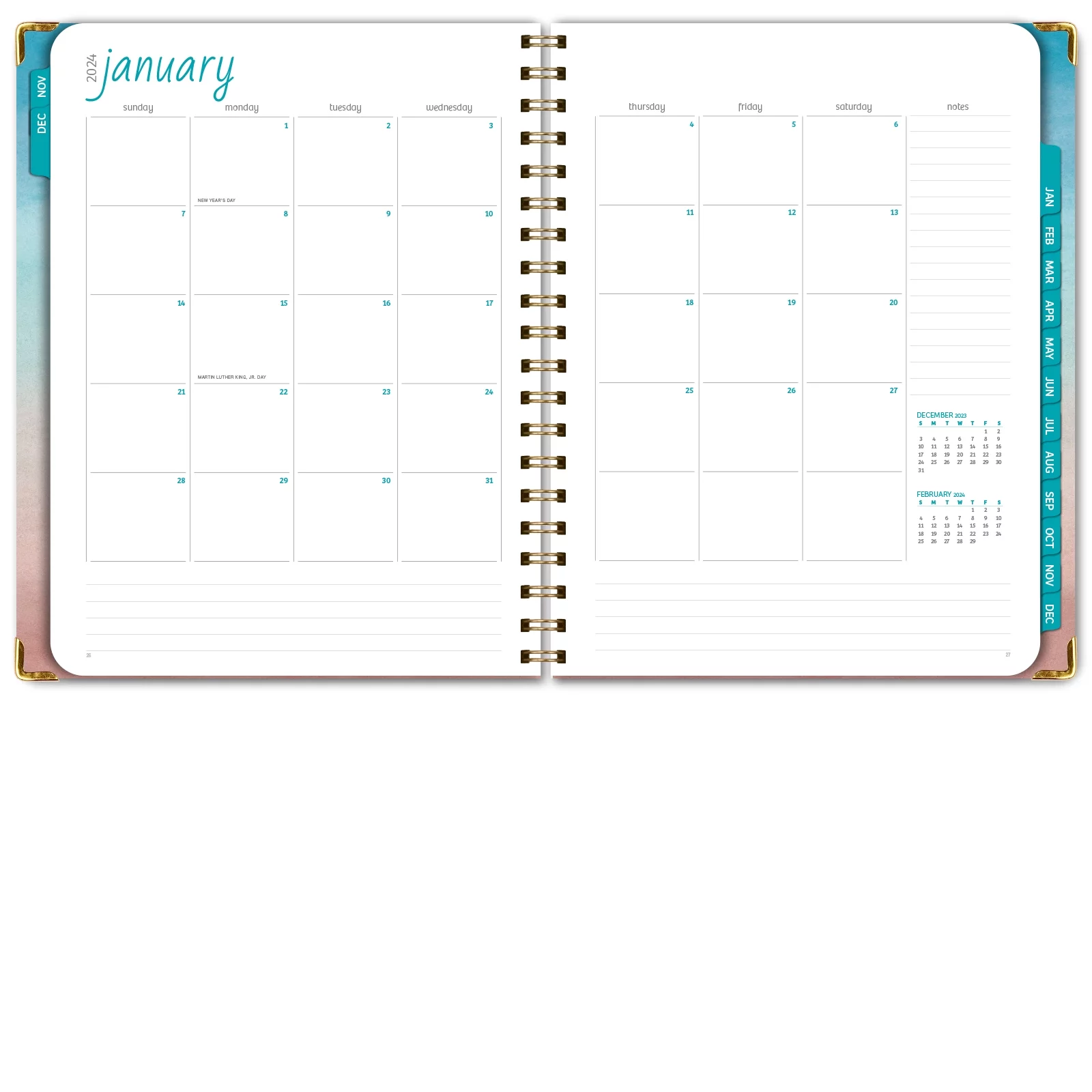 Hardcover CY 2024 Fashion Planner - 8.5