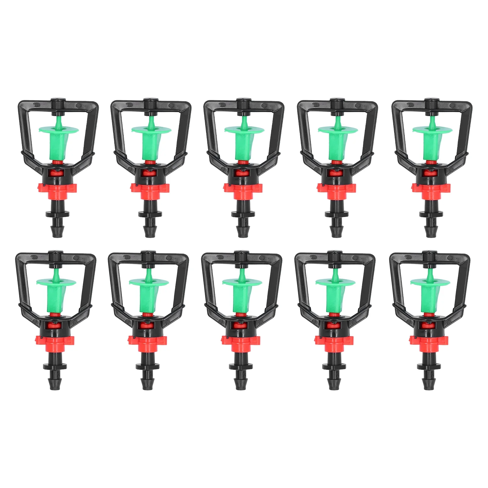 Goldmeet 10 Set Rotating G Type Micro Nozzle Plants Watering Sprinkler Refraction Spray Nozzle for Greenhouse