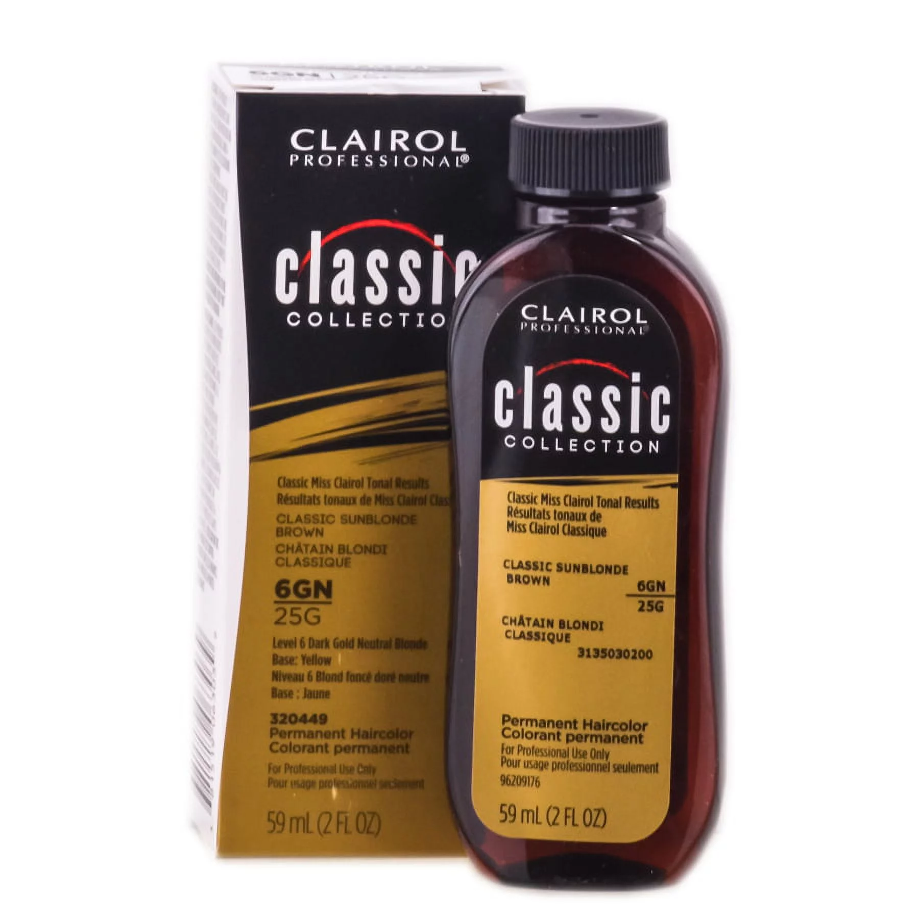 Clairol Professional Classic Collection Permanent Haircolor (Color : 6GN / 25G - Classic Sunblonde Brown)