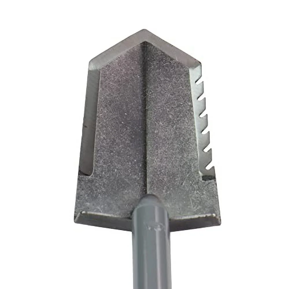 Lesche Sampson Pro-Series T-Handle Shovel with Serrated Blade 31” Tall