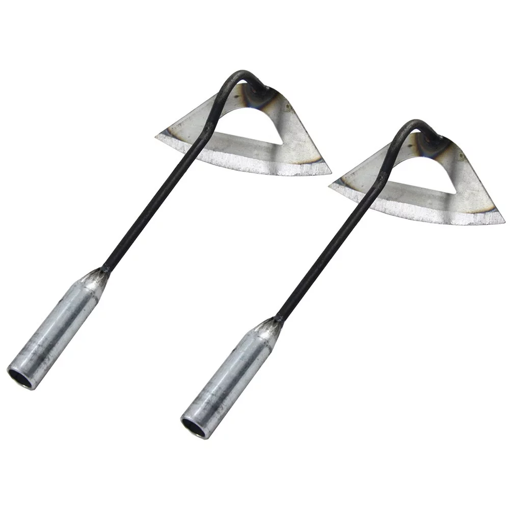 2pcs Garden Hoe Tool All Steel Hardened Hollow Hoe Garden Weeder For Yard Weedin