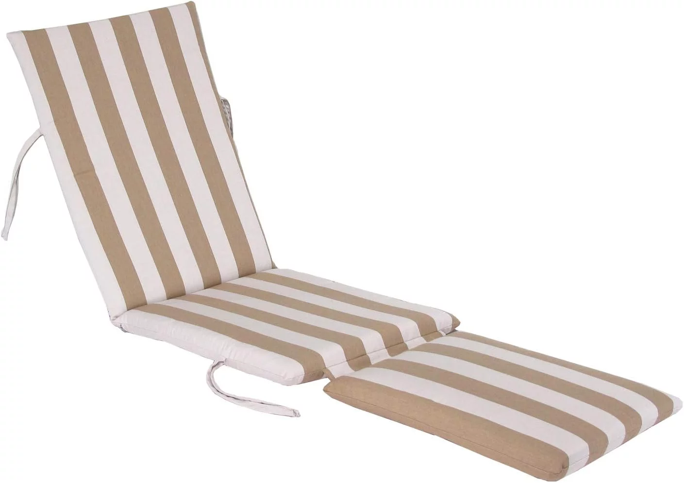 Made in Steamer Chair Cushion Sunbrella Heather Beige