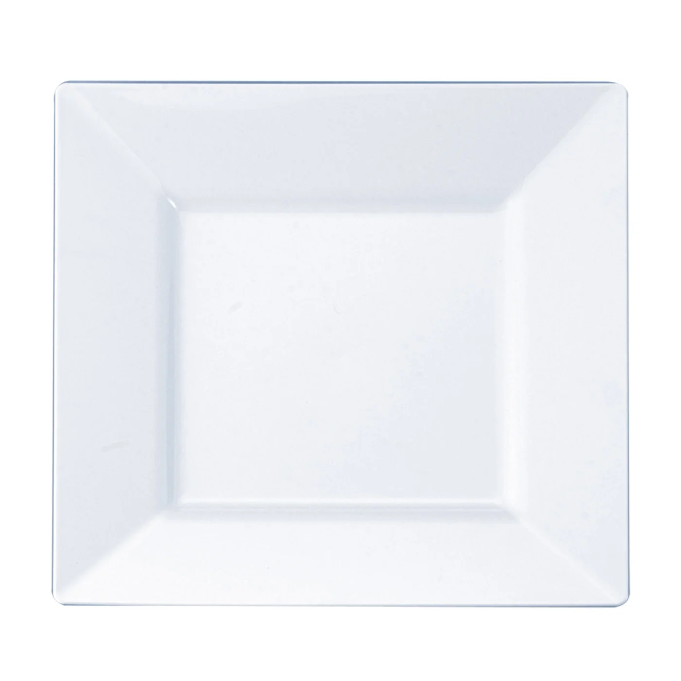 Disposable Plastic Party Dinnerware Set Large Square (60-Person Package)