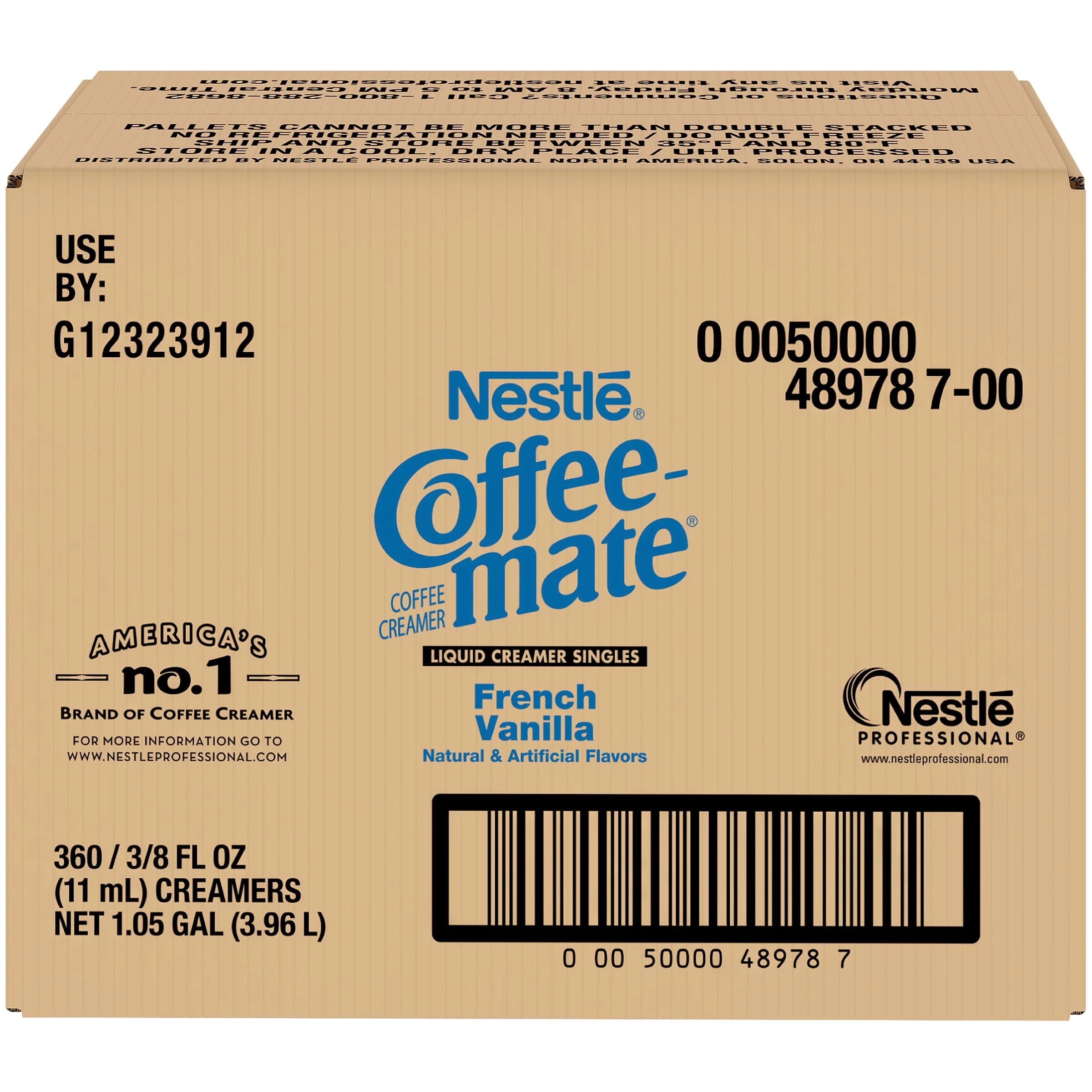 Nestlé Coffee-mate French Vanilla Liquid Coffee Creamer 360 ct Box
