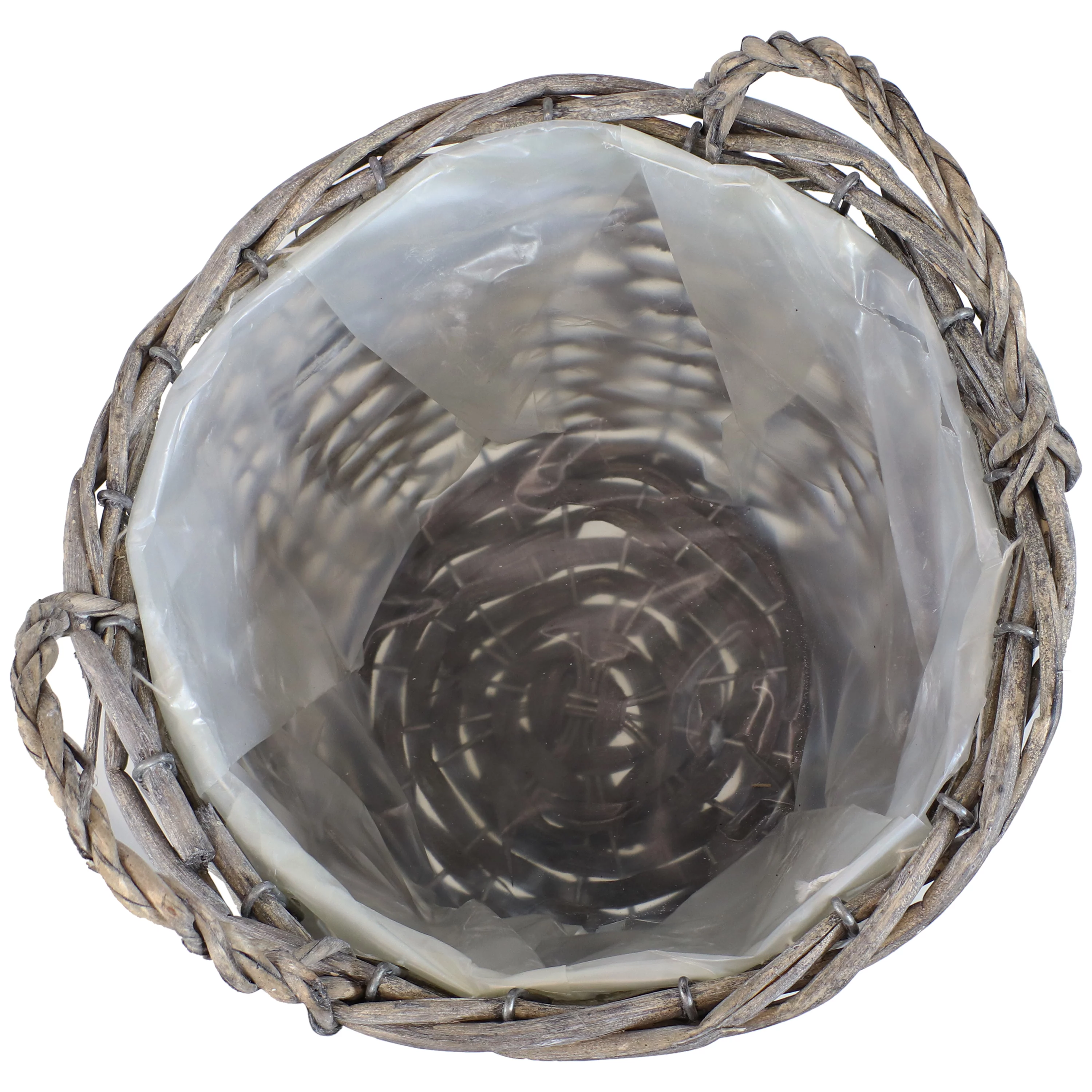 Sunnydaze Set of 5 Willow Wicker Basket Planters