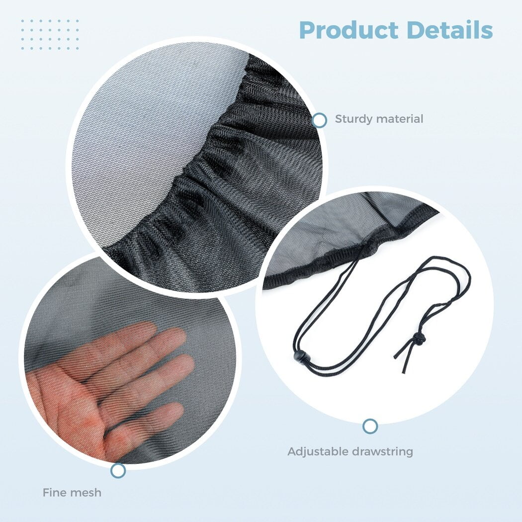 Water Collection Buckets Cover: 3PCS Rain Barrel Netting Screen Rain Barrels Net