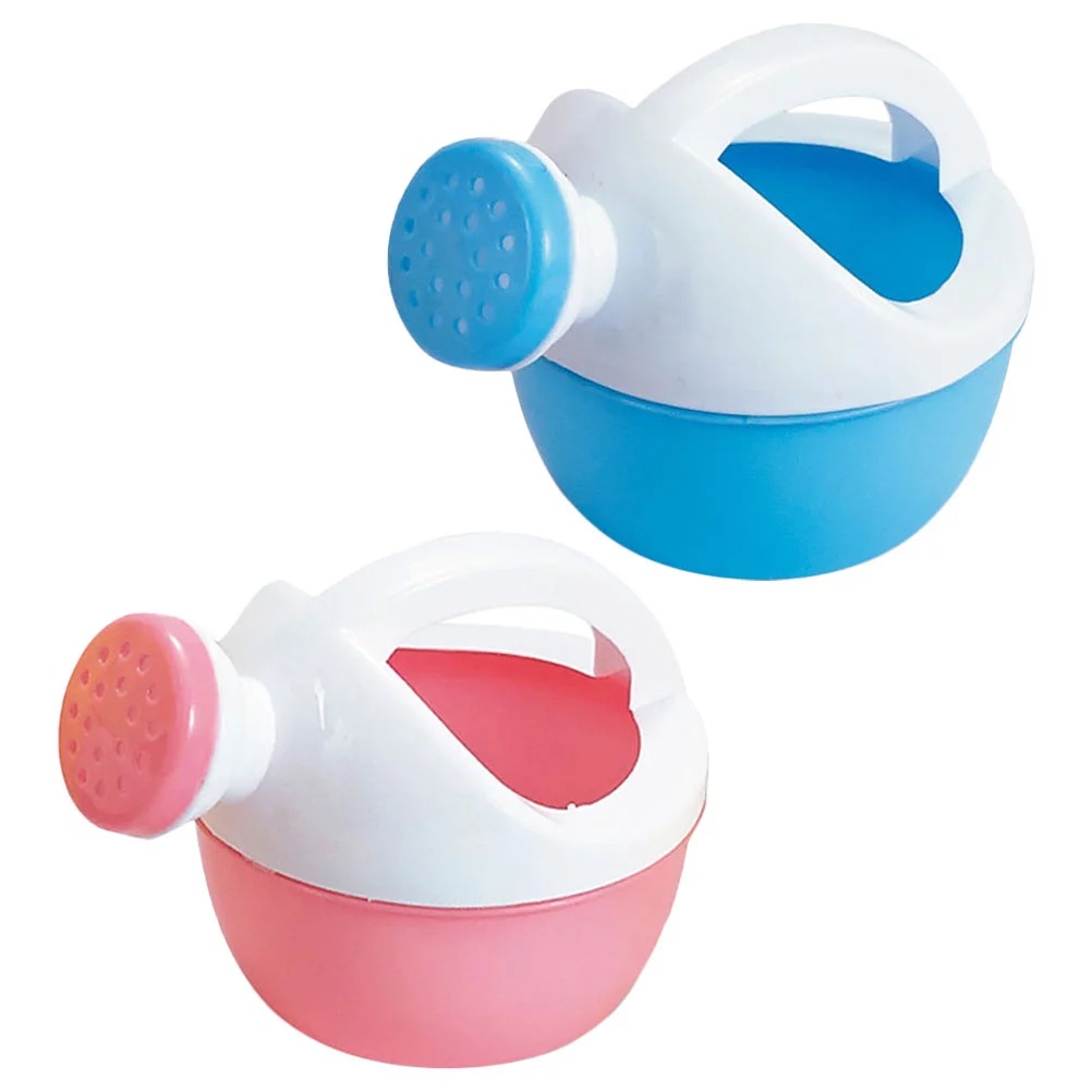 Eease 2pcs Children Watering Cans Mini Watering Pot Toys Plastic Watering Can