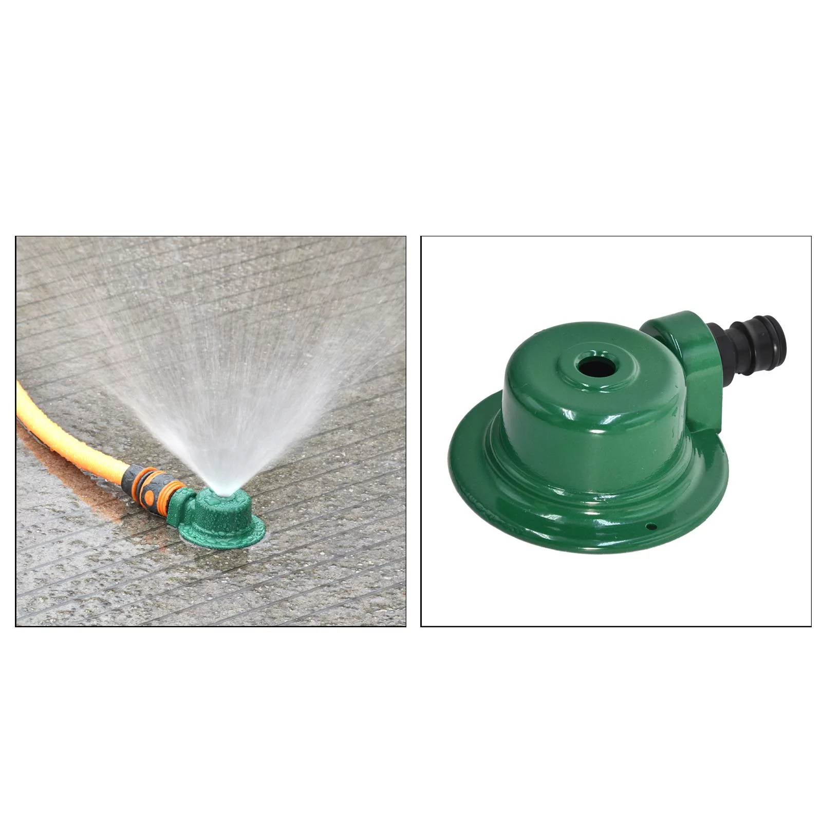 Metal Garden Sprinkler Yard Lawn Spray Irrigation Water Sprayer