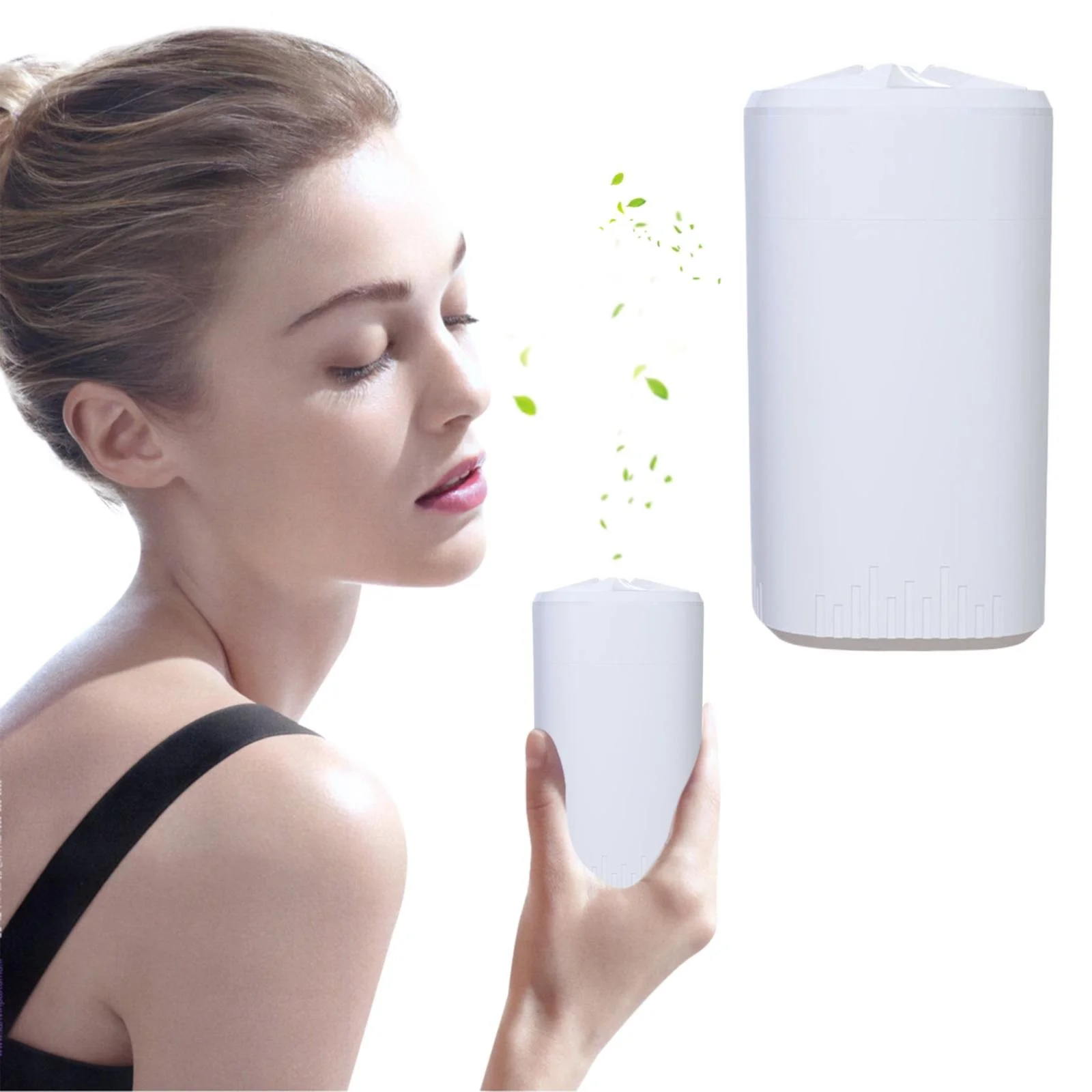 pdqouc Portable Socializing Mini Humidifier Oil Diffuser and Night Light USB Desktop Silent Humidifier Suitable for Baby Home Plant Yoga Sleep 2 Fog Modes Automatic Bedroom Decor