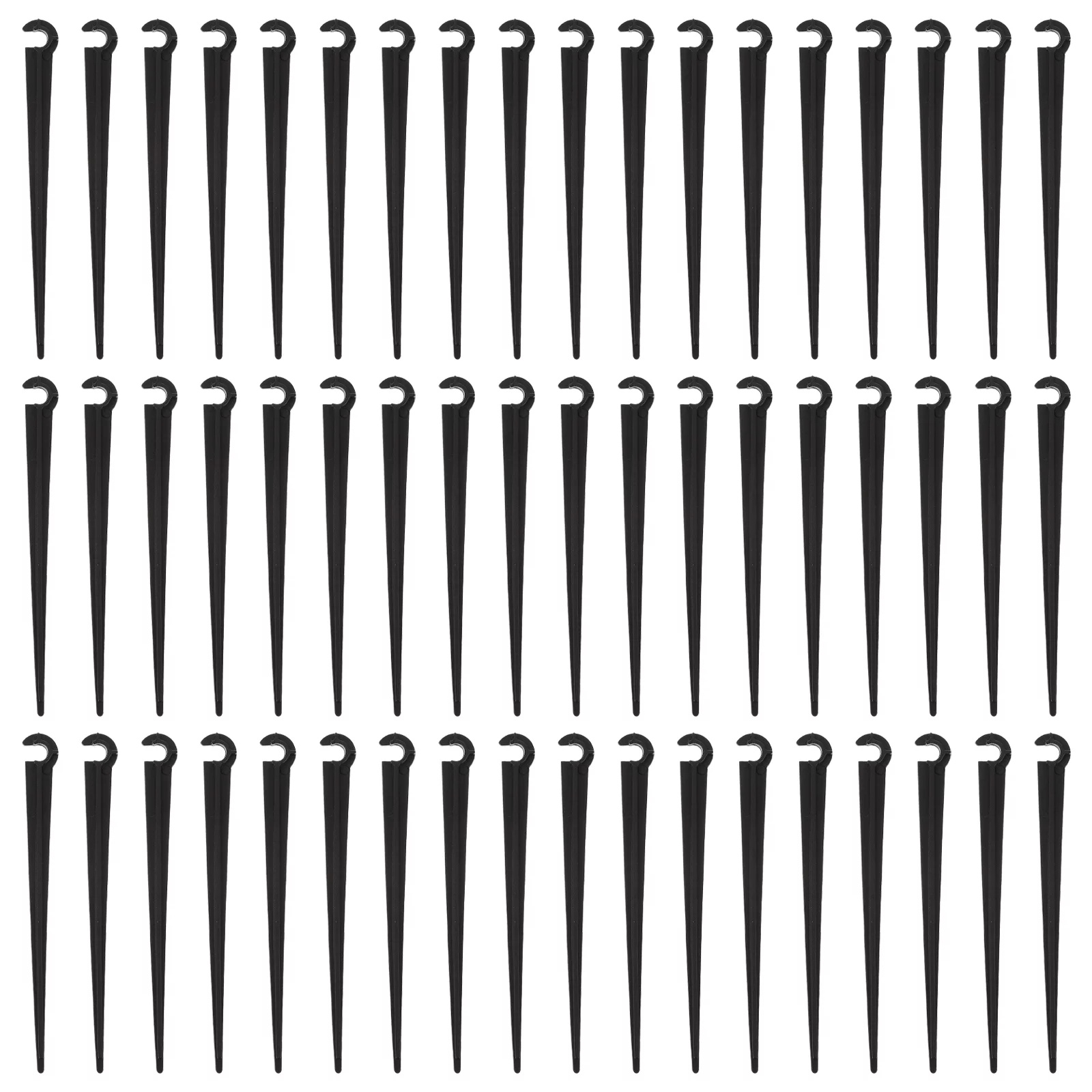 Gongxipen 200pcs Ground Stakes Drip Irrigation Fixed Rod Support Nails Stakes Fix Tools
