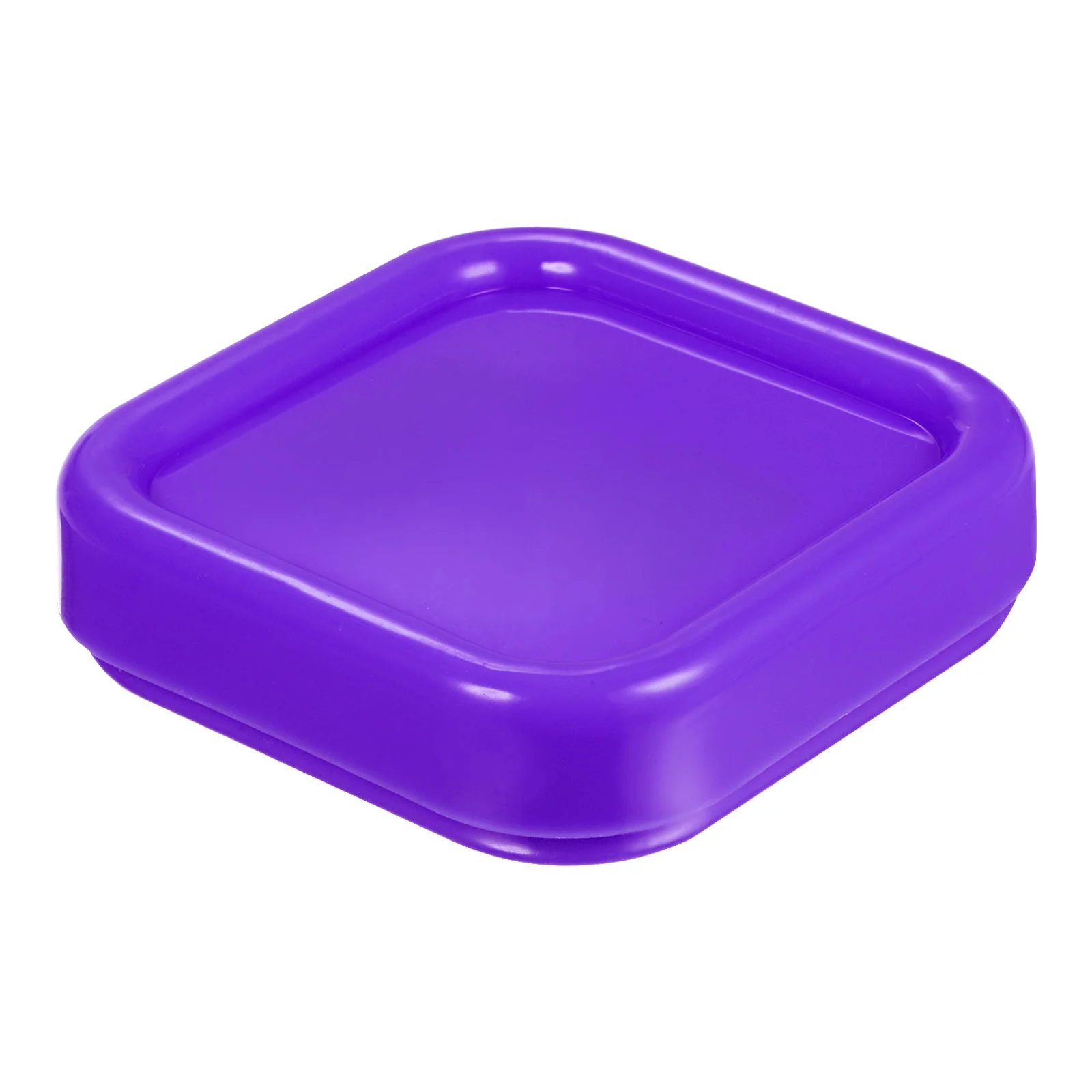 Uxcell Magnetic Pin Cushion Square Plastic Sewing Pin Holder Storage Case Tool, Purple