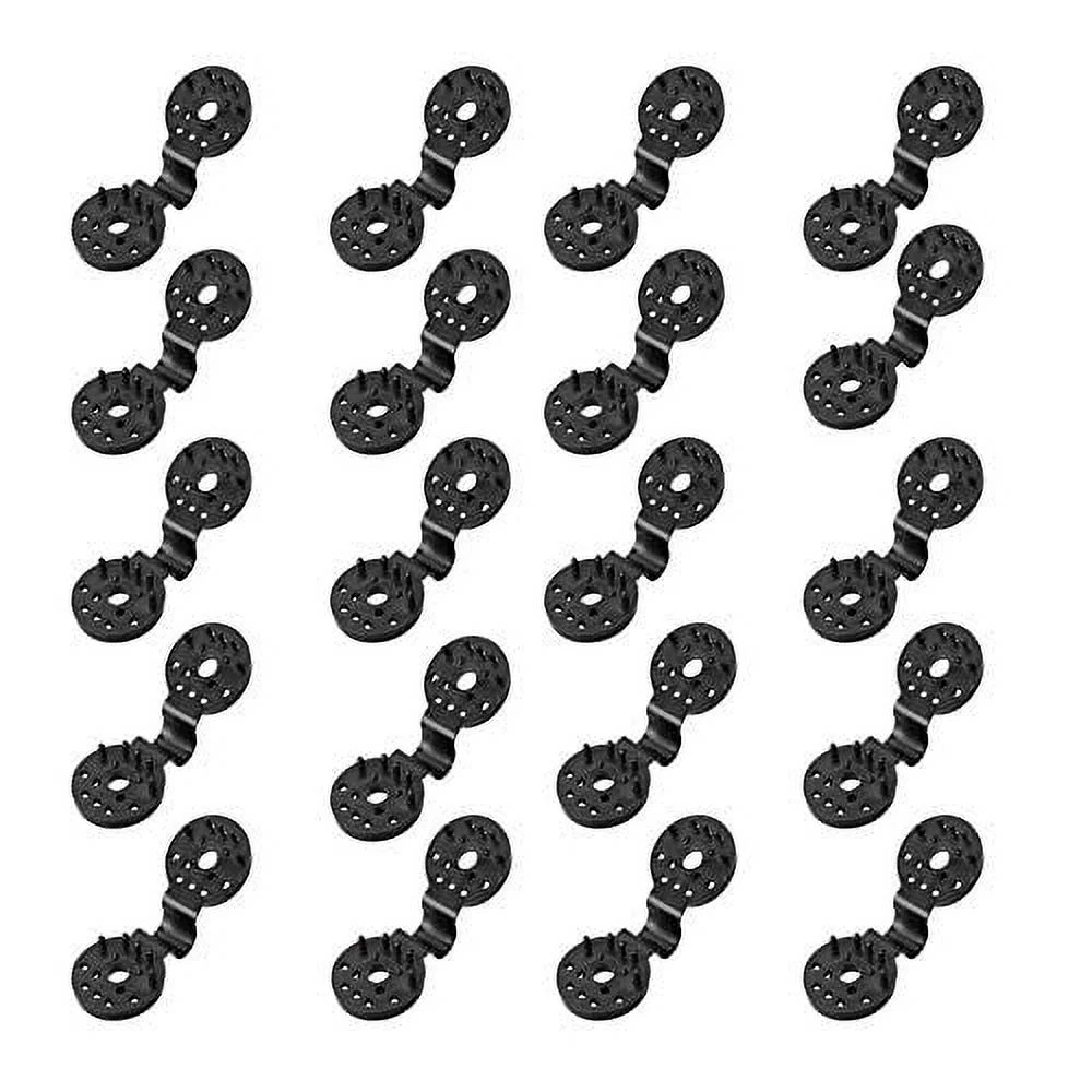 DGPERTE 20Pcs Sunshade Net Clip Greenhouse Film Clip Shade Cloth Clips Fixer Hang Clip Tools for Greenhouse Outdoor Garden Agricultural Sunshade UV Resistant Shade Cloth Accessories(Black)