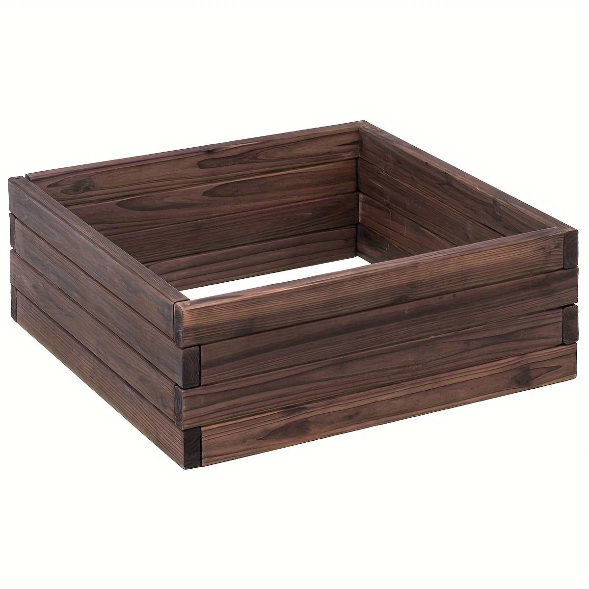Wooden Square Raised Garden Bed Flower Vegetables Seeds Planter Kit Elevated Box Patio