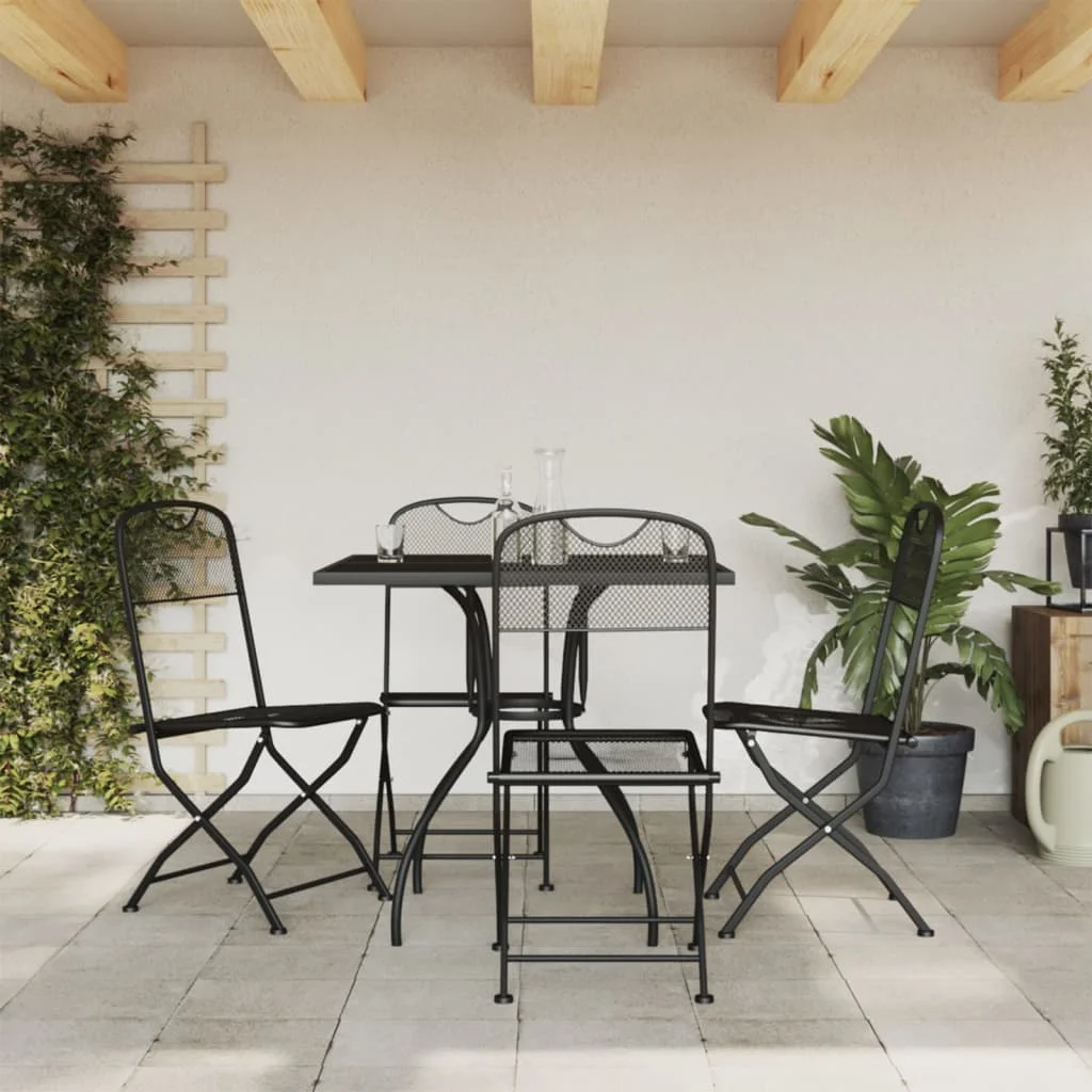 Irfora parcel,Patio Furniture Set Piece Patio Set Metal Mesh Table And ChairsSet 5 Piece 1226042a Set 4 Style Mesh - 3211810 Poolside Furniture Style Vidaxl Set 5 Balcony Poolside Furniture