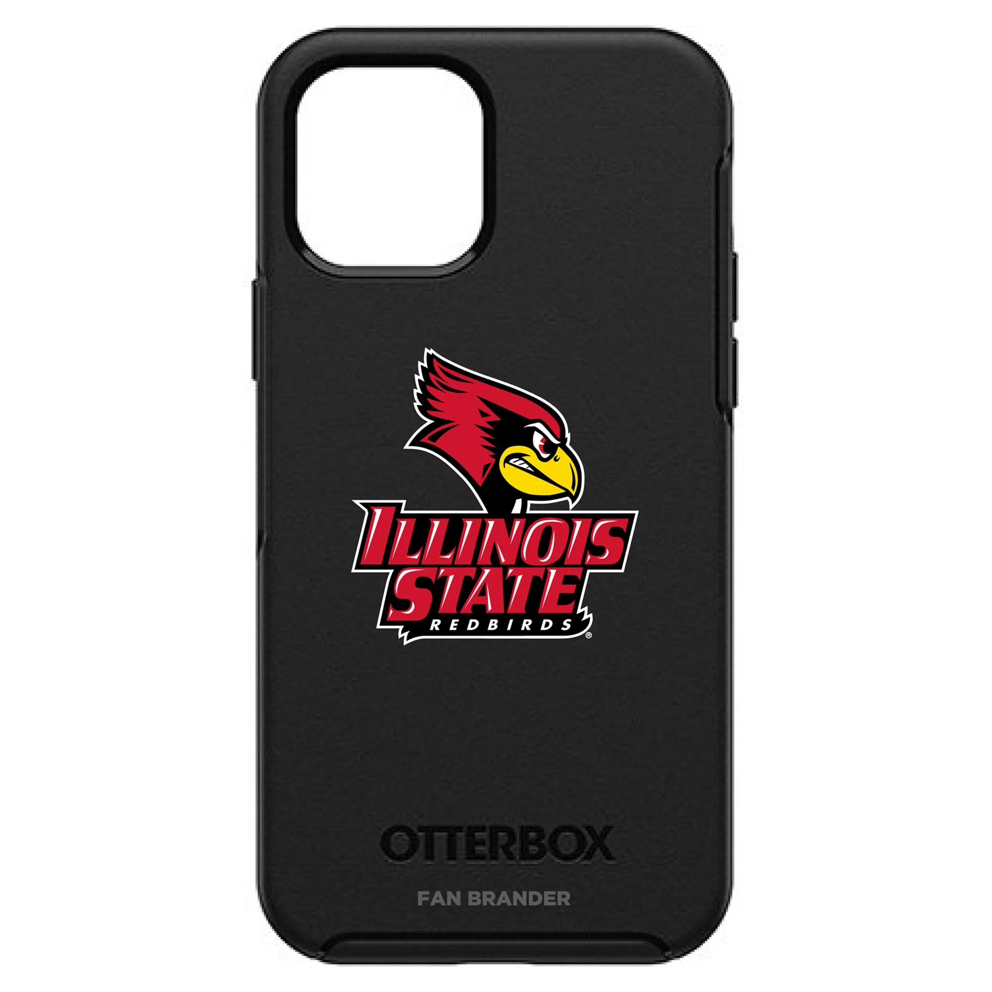 OtterBox Black Illinois State Redbirds Primary Logo iPhone Symmetry Case