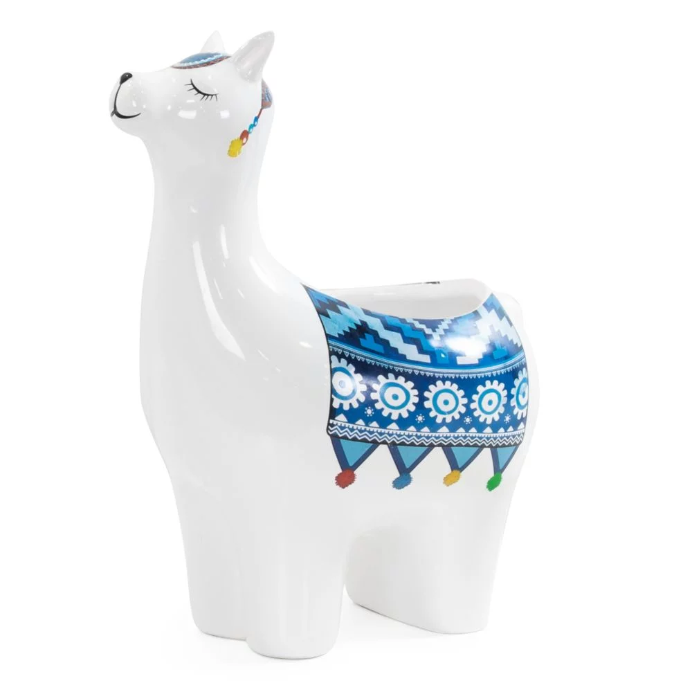 Torre & Tagus Parading Llama Ceramic 9.5