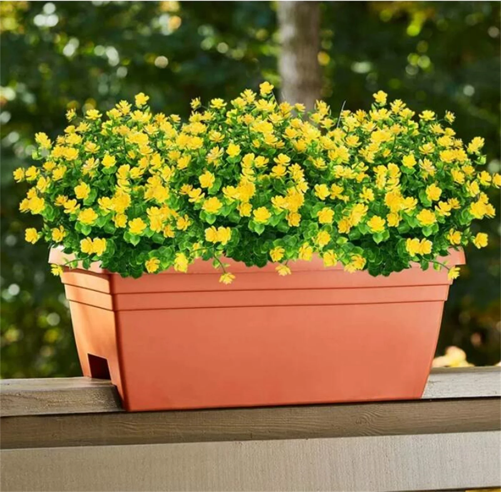 Yeetfub Fake Plants for Outdoors Indoor Imitation Seven Headed Camellia Plastic Flower Spring Herb Camellia Bunches Seven Pronged for Wedding Home Faux Flowers Bulk Gift for Mothers Day