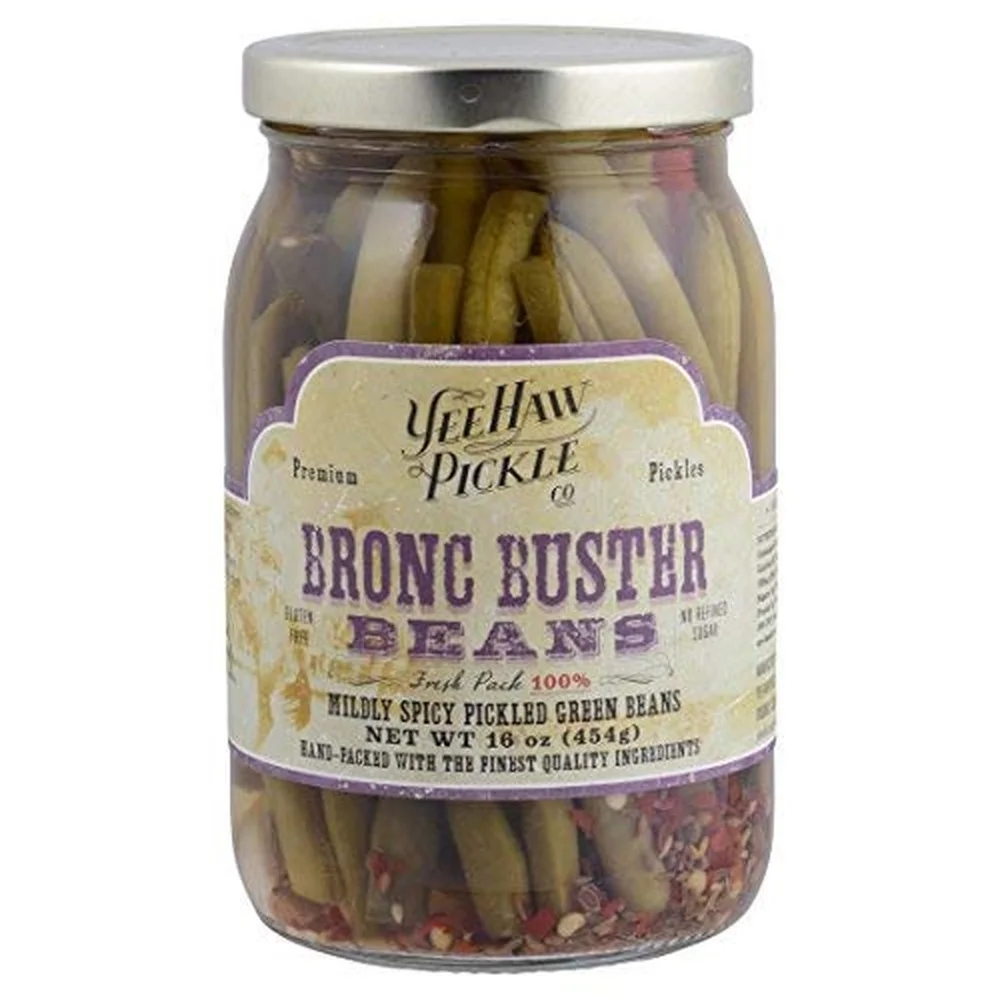 Mildly Spicy Pickled Green Beans (Pack of 14)