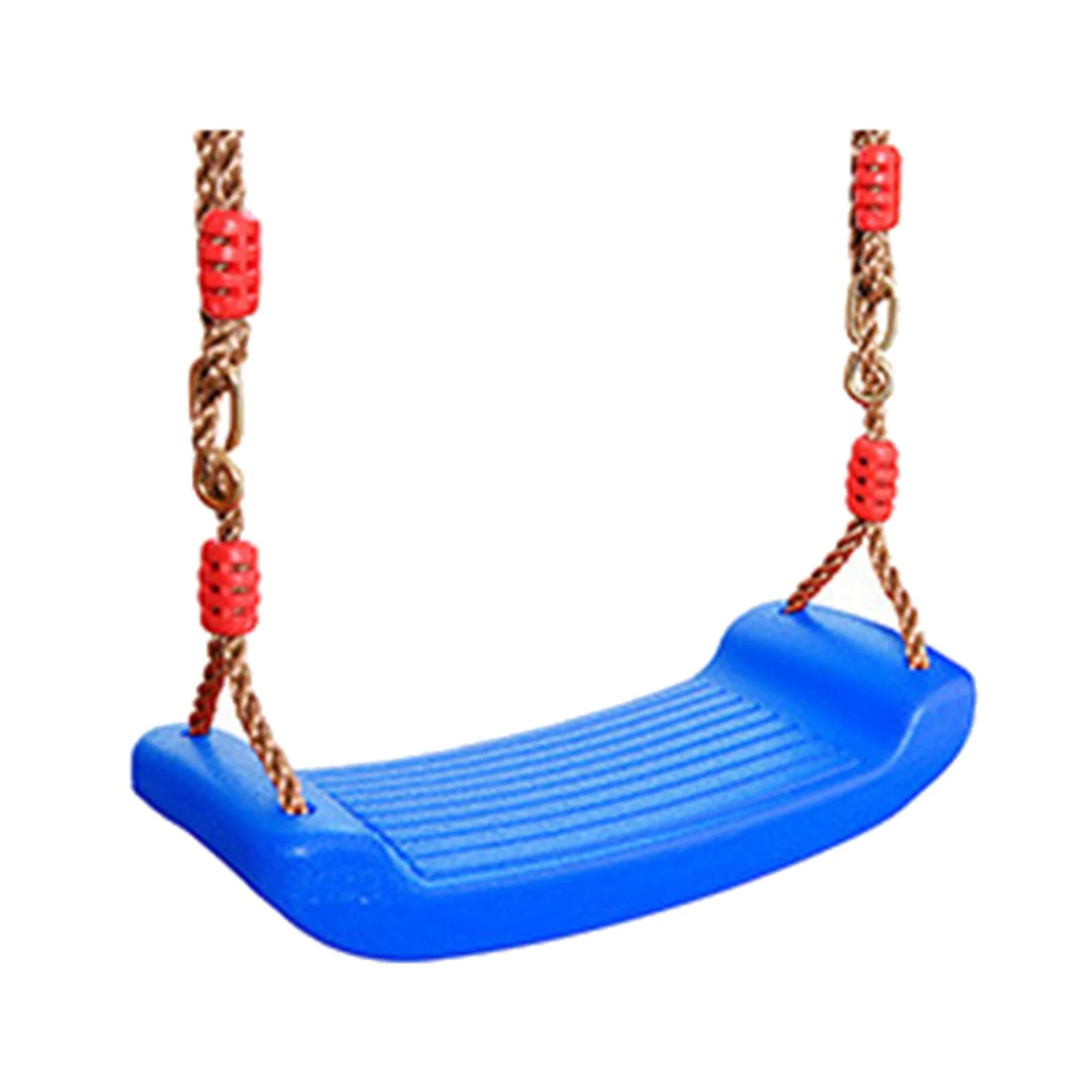 Swing Seat Set Rope Adjustable Playset with Heavy Duty Durable Replacement Rope Seat for Outdoor Indoor Garden Children Adult