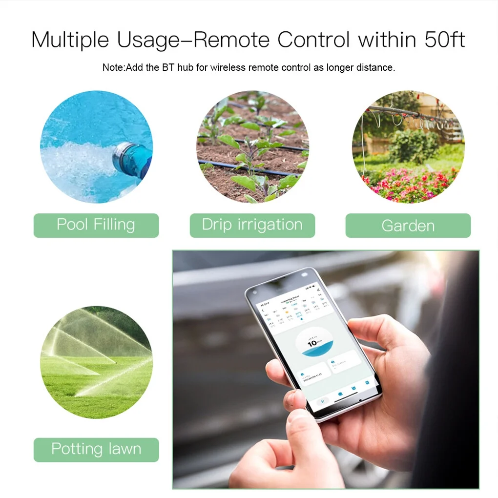Smart Watering Timer IP55 Waterproof Garden Controller
