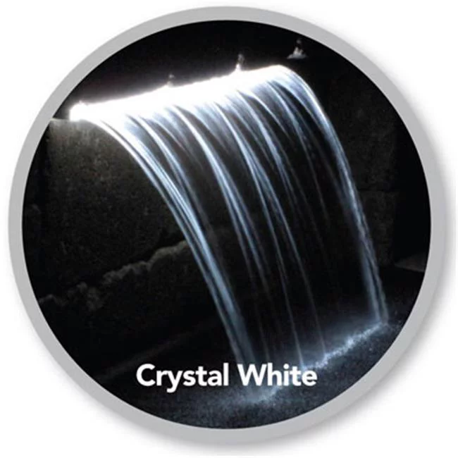 Atlantic Water Gardens  Colorfalls 24 in. - Crystal White