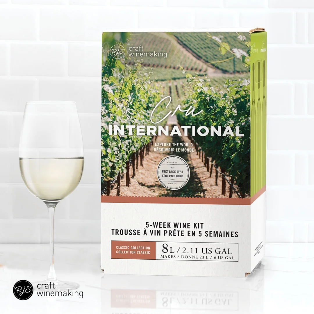 Wine Ingredient Kit - Cru International - Italian Pinot Grigio Style