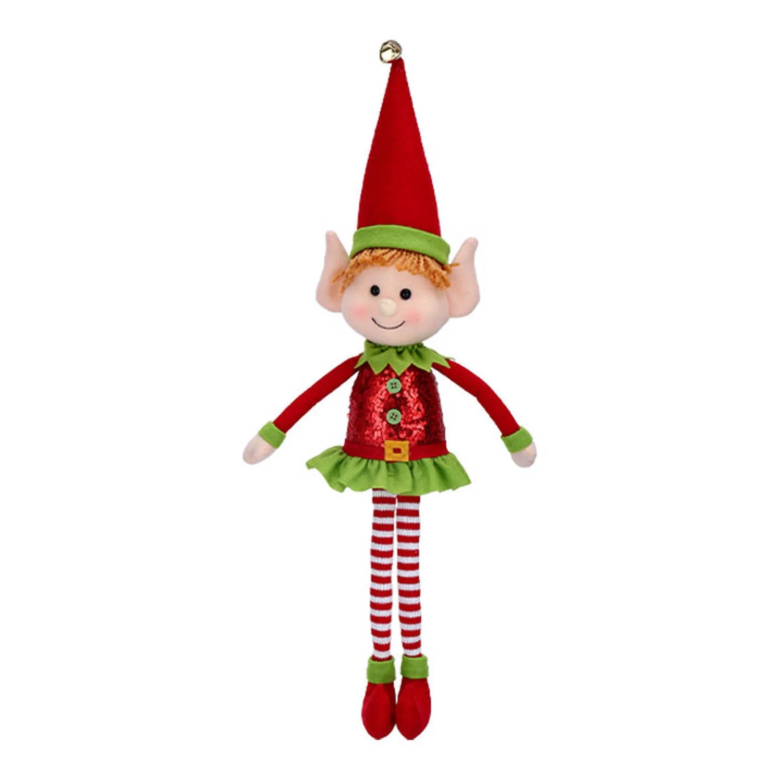 AaSEJEG Solar Garden Decorations Outdoor Doll Boy Girl Plush Doll Plush Plush Ornaments for Tree Soft Material Decorati on Supplies for Window Porch Fireplace