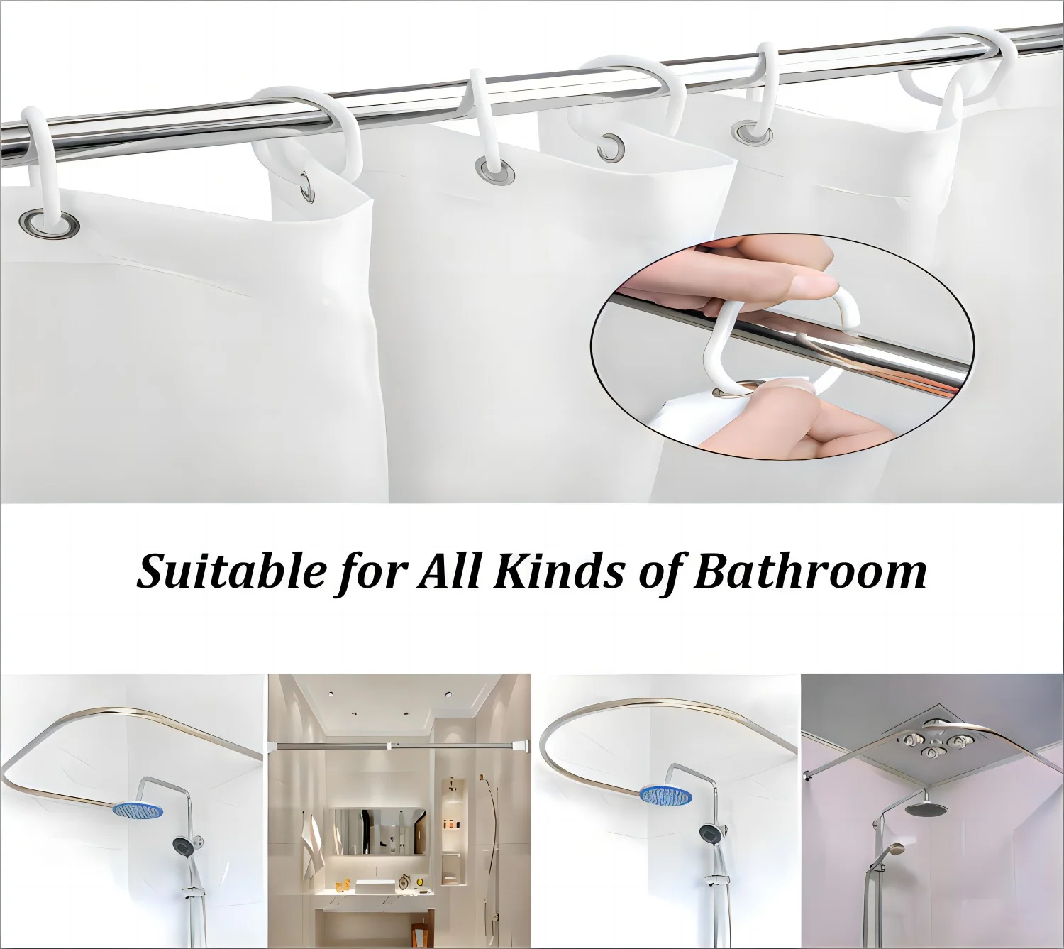 Shower Curtain Duck Hipster Nerd Baby Cartoon Animal Kids