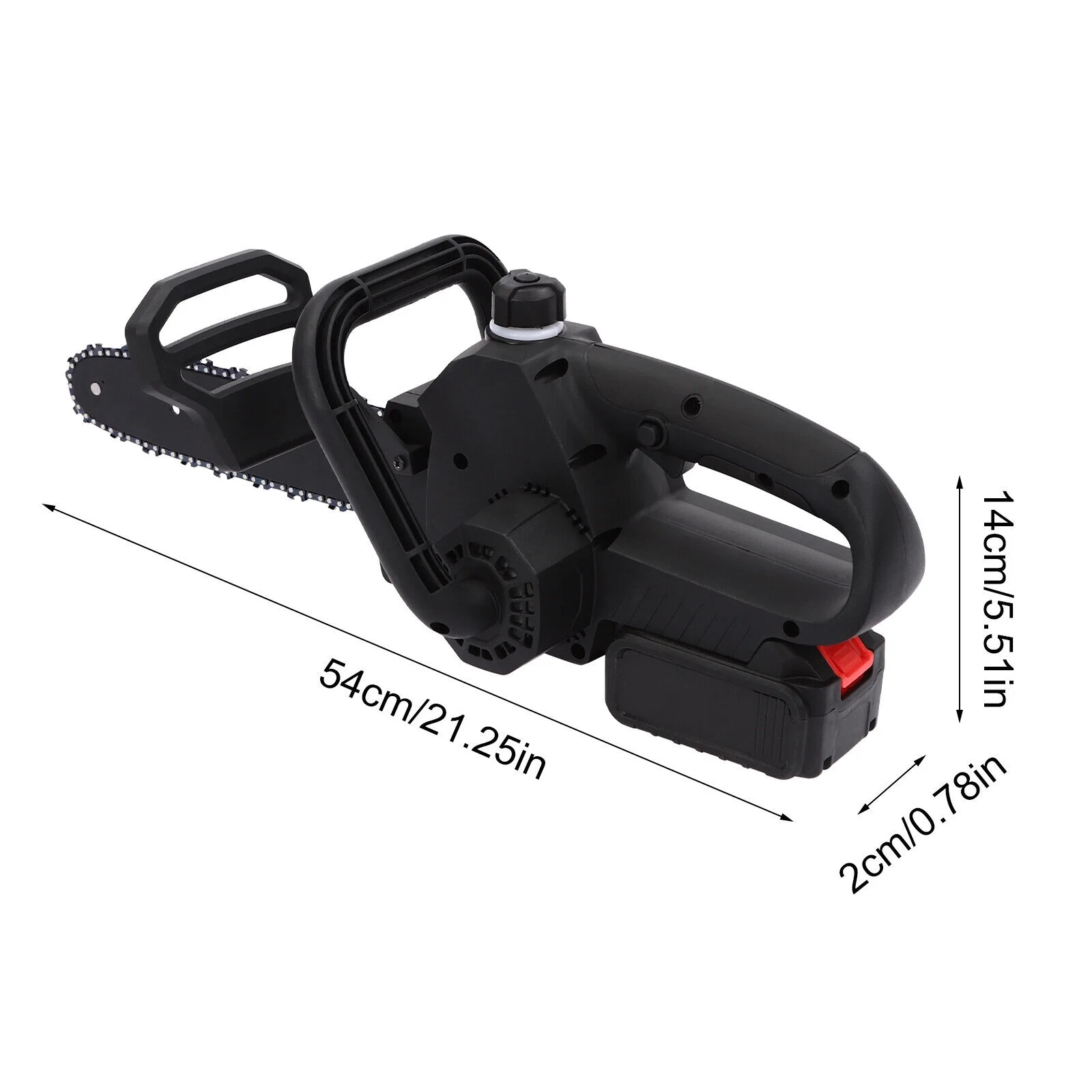 10＂Mini Handheld Electric Chainsaw Cordless Chain Saw Wood Cutter Rechargeable Chainsaw