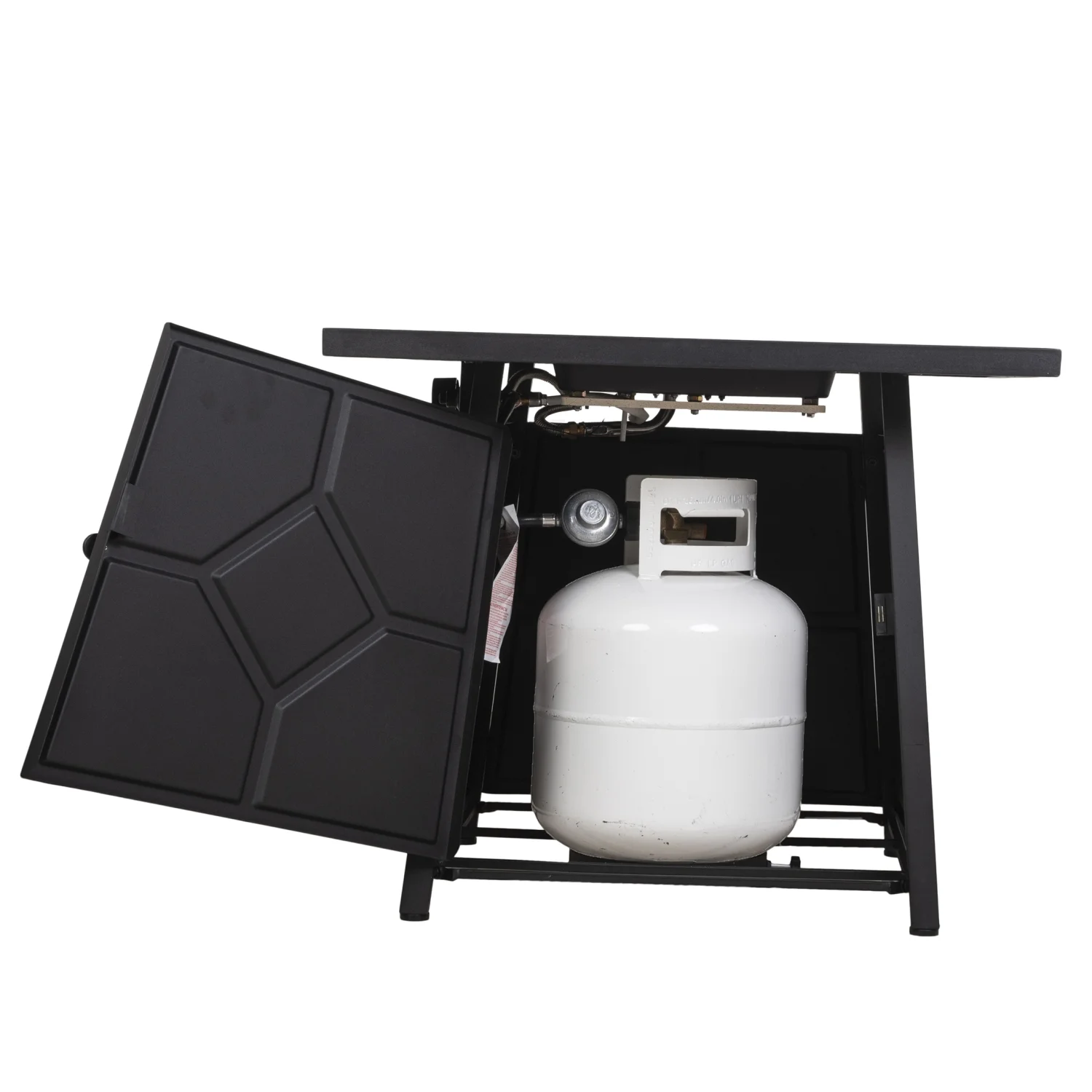 DremFaryoyo 40 000 BTU Steel Propane Gas Fire Pit  With Steel lid  Weather Cover