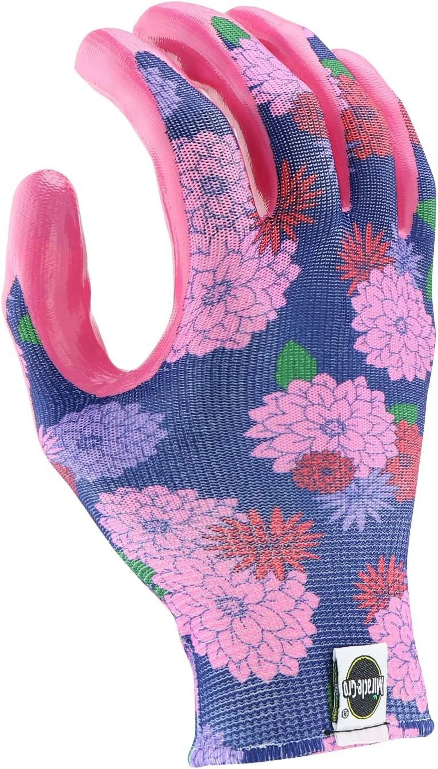 Miracle-Gro MG37126/WML3P Women's Breathable Garden Gloves, Medium/Large