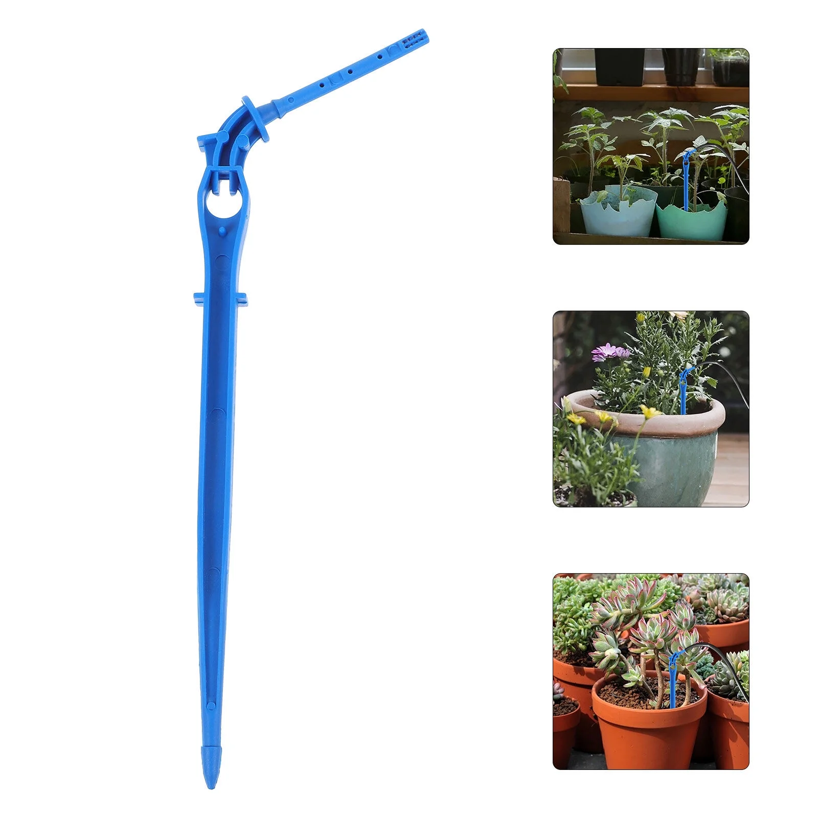 Jibingyi 100Pcs Drip Emitters Irrigation System Drip Heads Water Flow Irrigation Drippers