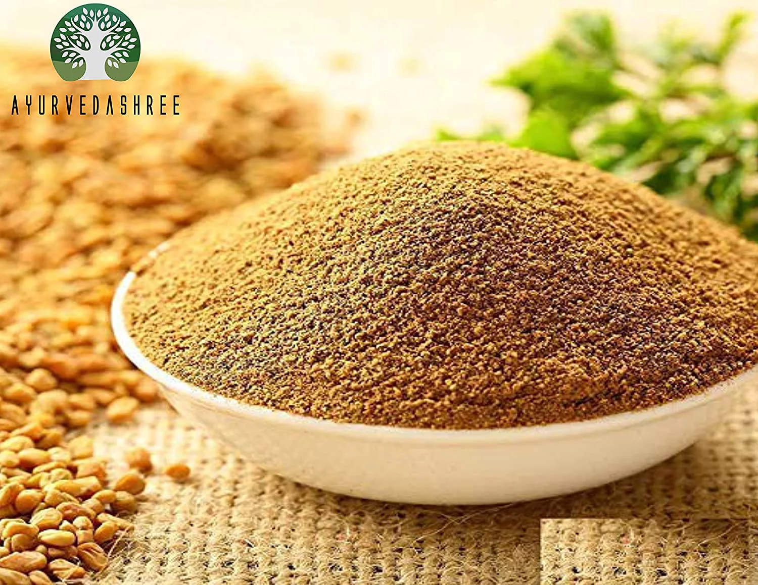 AYURVEDASHREE Fenugreek Seeds Powder 200 Gm, Trigonella foenum-graecum Sd., Methi Powder, Spice Indian Cuisine, Hair Care.