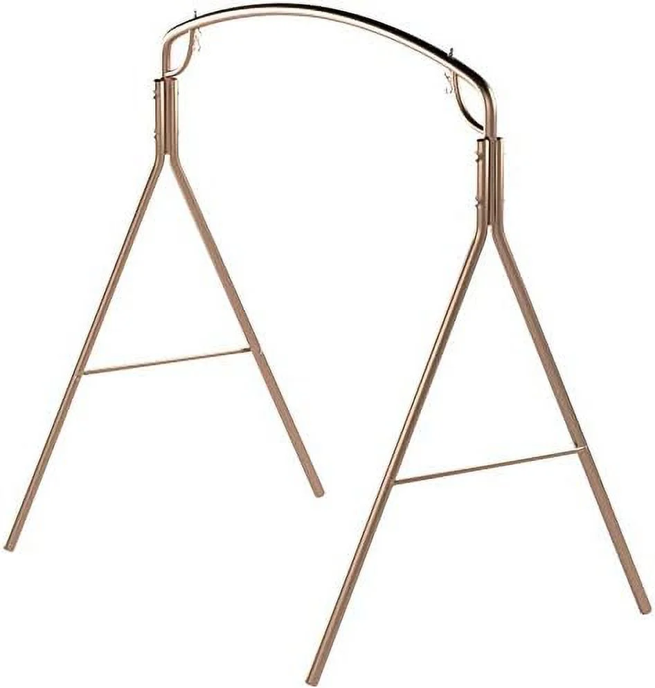 Elegant Easy to Assemble Elegant Swing Frame with Steel Tubing and Powder Coated Finish for Garden, Lawn, Elegant, and Porch Swings, Bronze