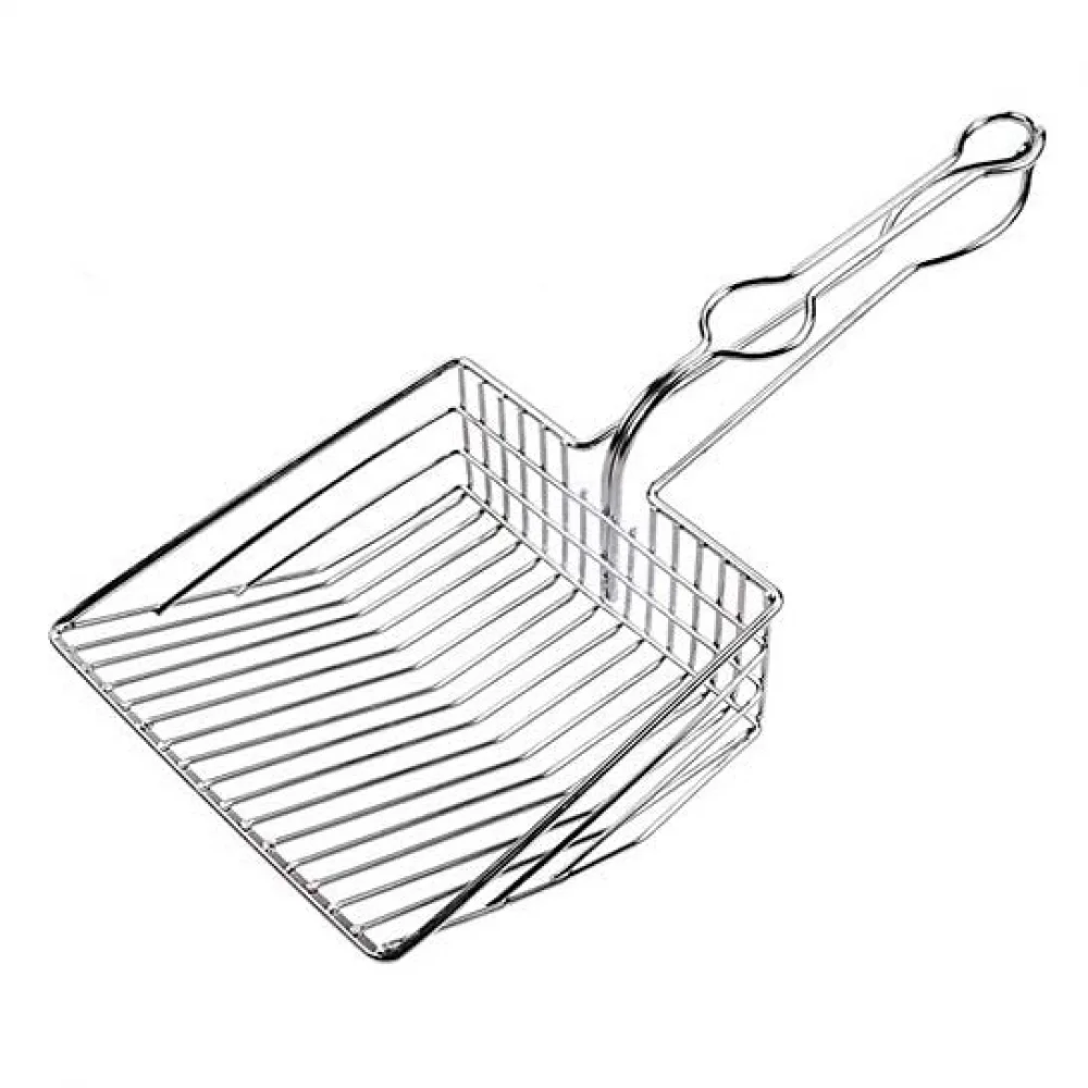 All metal cat litter spoon, cat litter spoon metal extra large, cat litter shovel holder, cat litter spoon sieve spoon holder