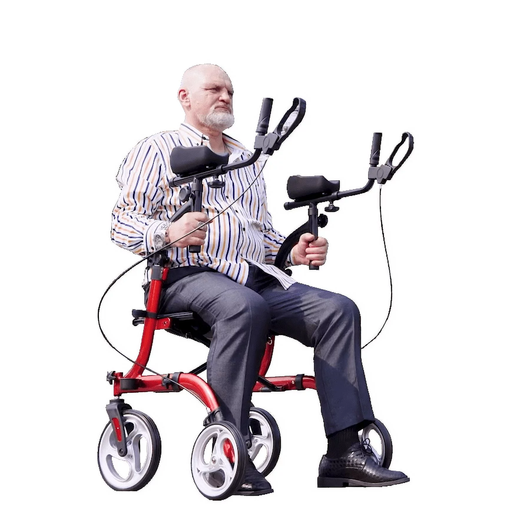 HCT Upright Walkers for Seniors Steerable Armrest