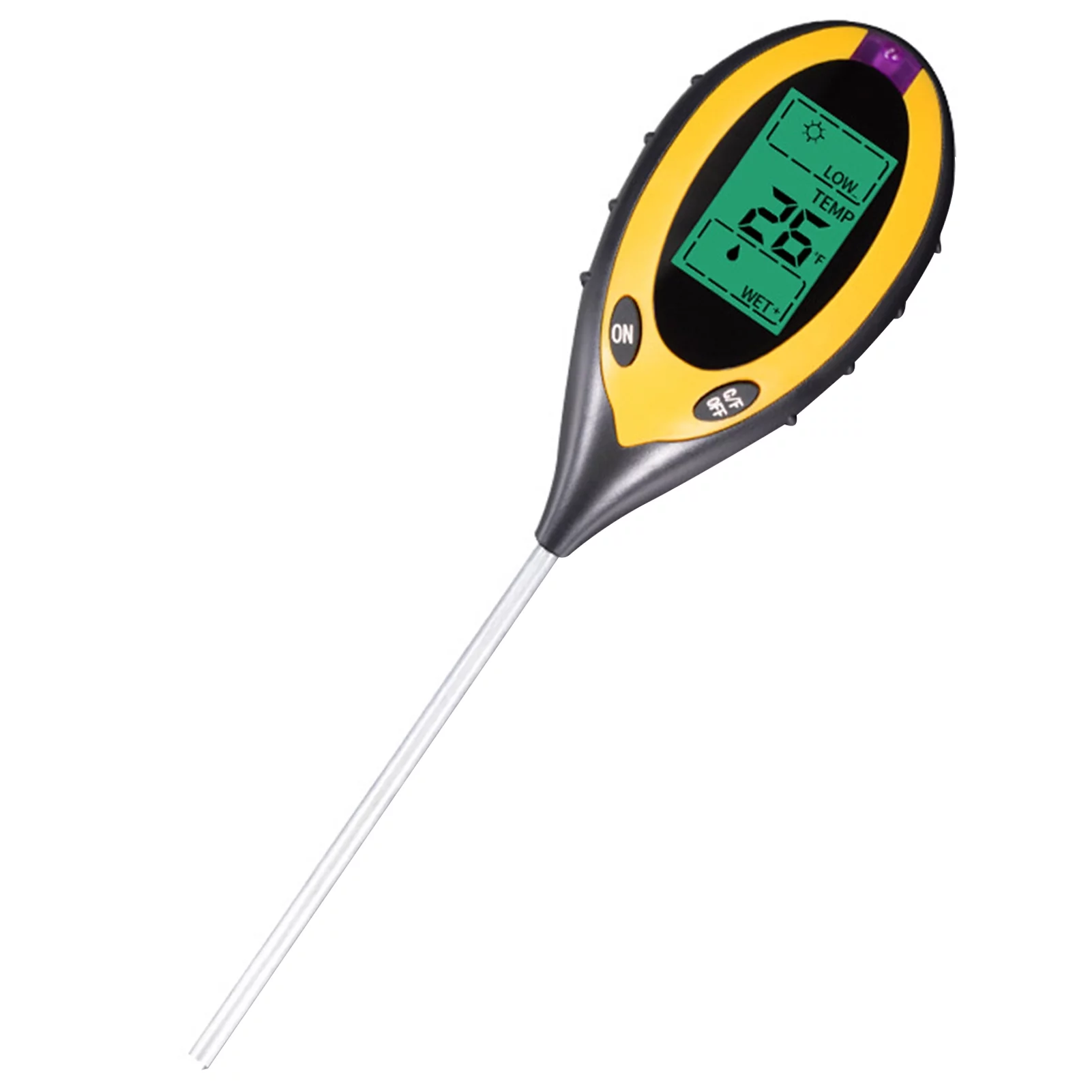 Light Test,Tester Plant Flowers Soil Test Temperature Tester Plant No Battery Tool Bonsai Ph Meter Lawn Farm Indoor Moisture Meter Plant Flowers Soil Meter Temperature Tester