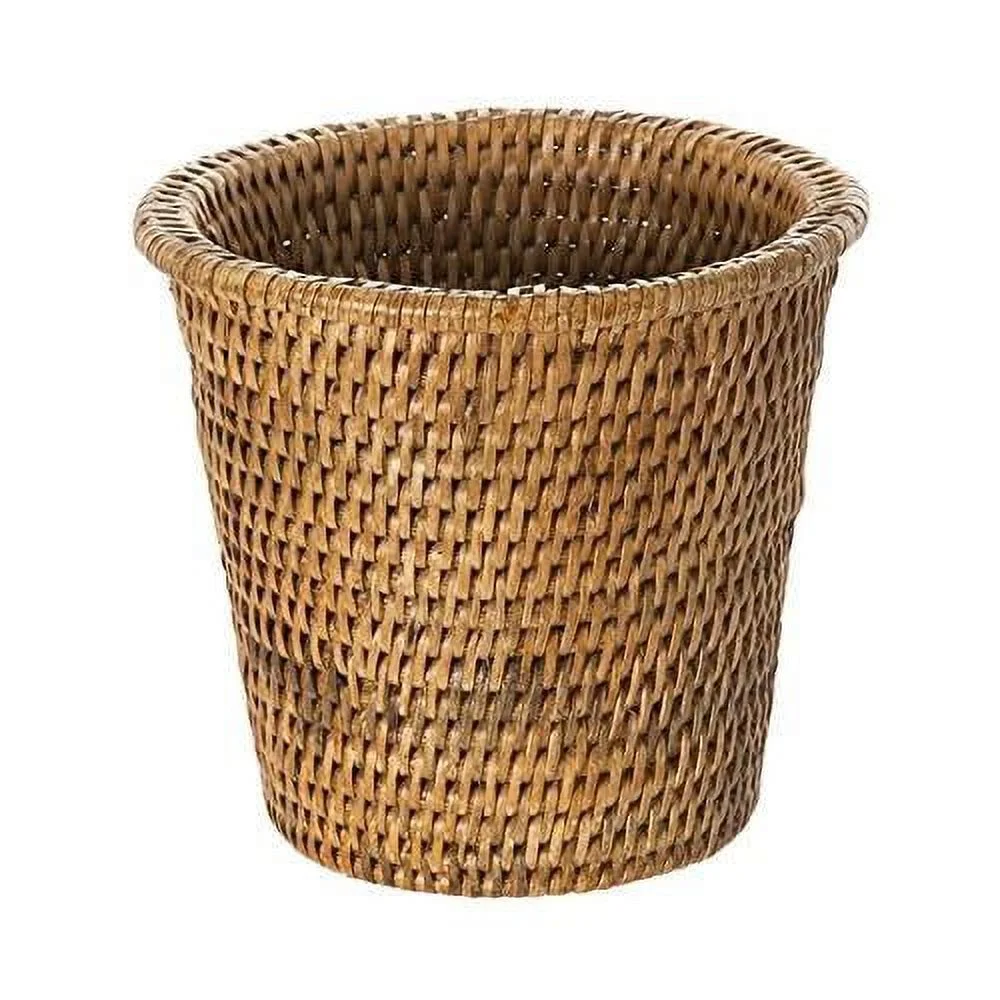 1080025 La Jolla Rattan Planter, Small, Brown